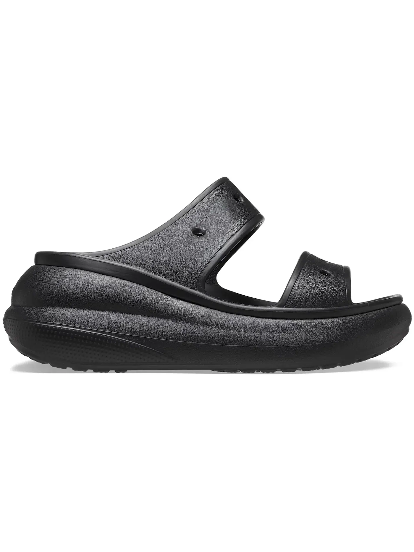 Мужские сандалии с ремешком Crocs Classic Crush Sandal — изображение 1 из 1, черный