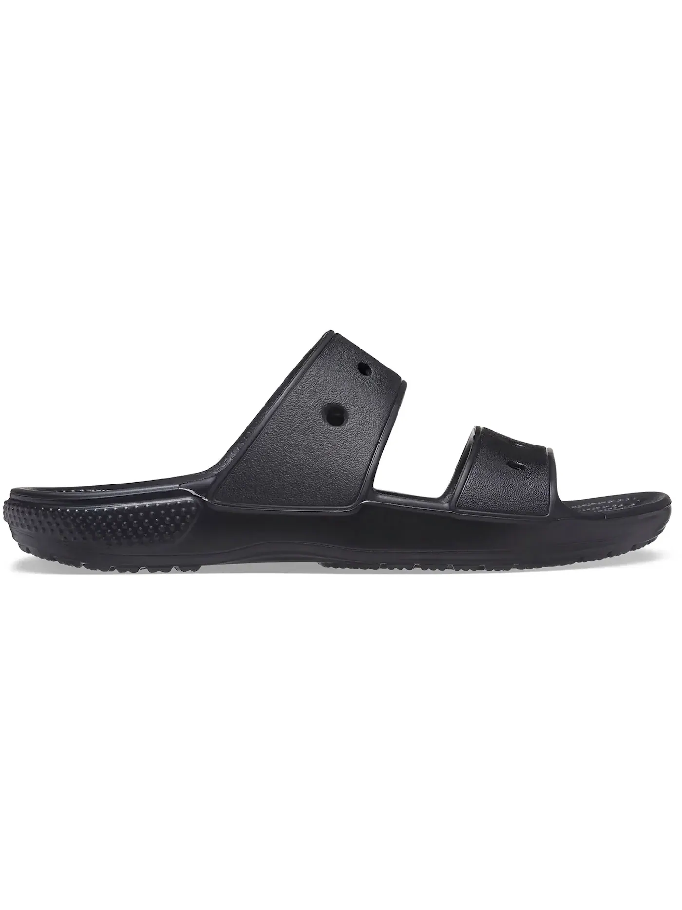 Мужские сандалии-слайды с двумя ремешками Crocs Classic Double Band Slide — изображение 1 из 1, черный