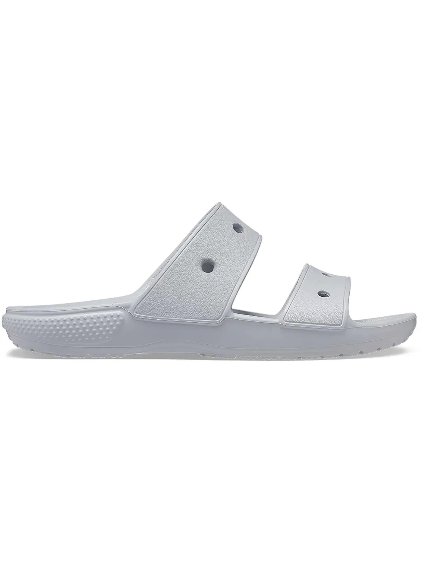 Мужские сандалии-слайды с двумя ремешками Crocs Classic — изображение 1 из 1, светлый серый