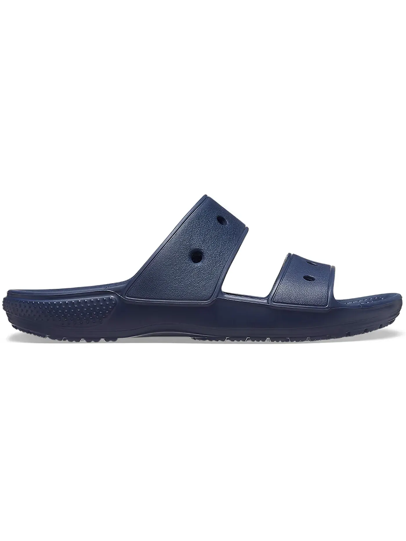 Мужские сандалии-слайды с двумя ремешками Crocs Classic Double Band Slide Sandals — изображение 1 из 1, темно-синий