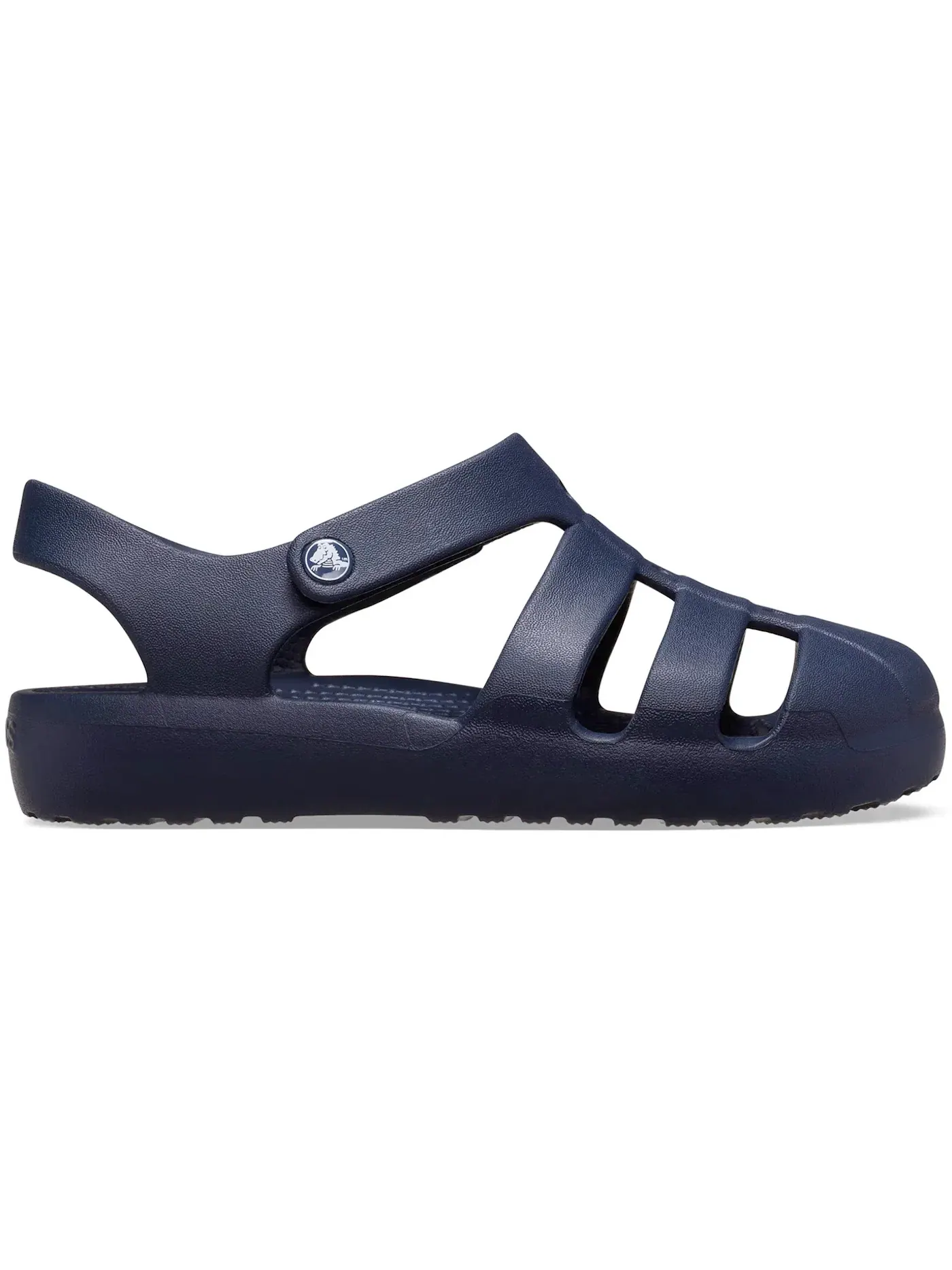 Детские сандалии с закрытым носком Classic Fisherman Crocs — изображение 1 из 1, темно-синий