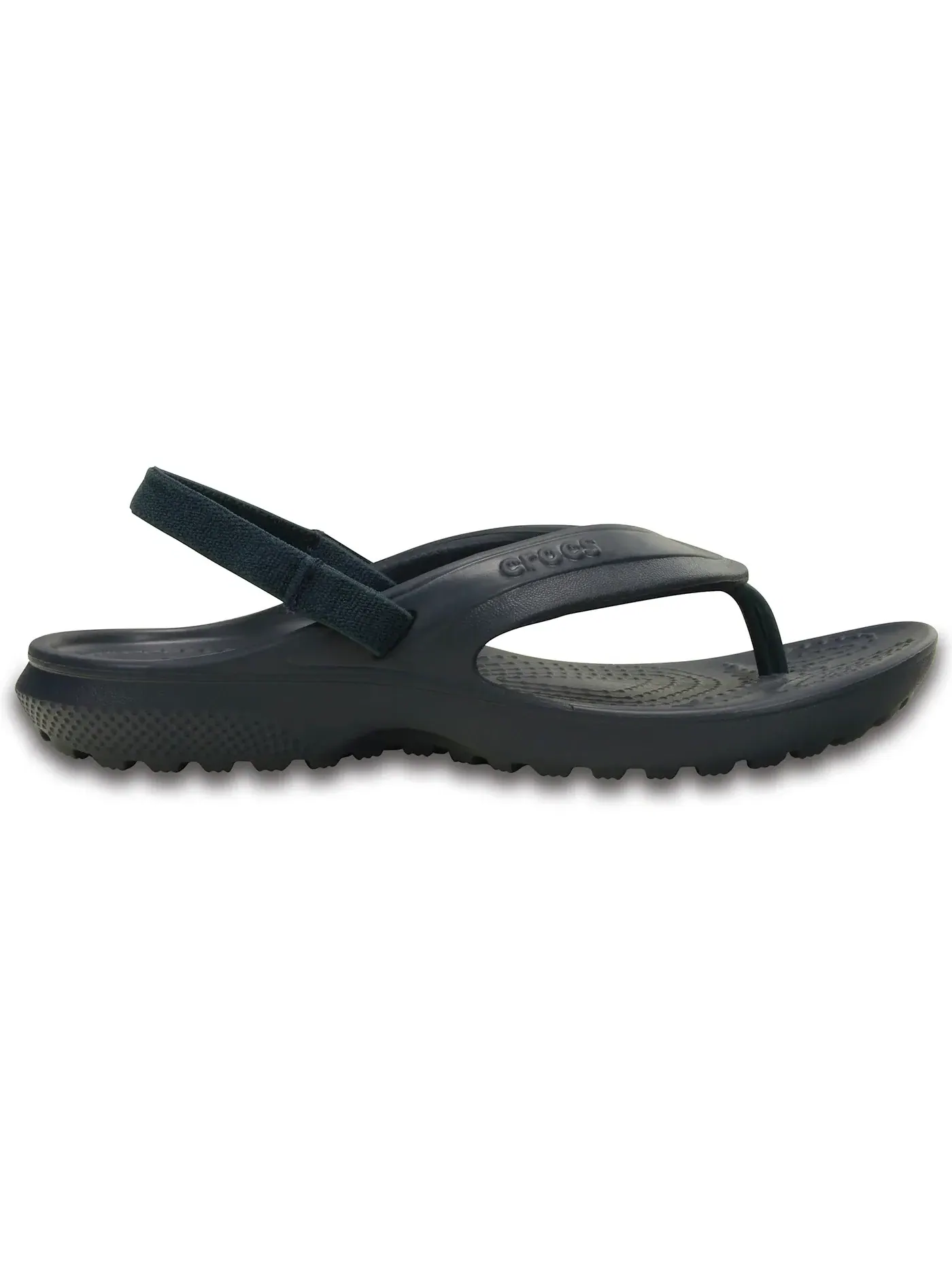 Детские шлепанцы-сандалии с закрытым носком Classic Flip-Flop Crocs — изображение 1 из 1, темно-синий