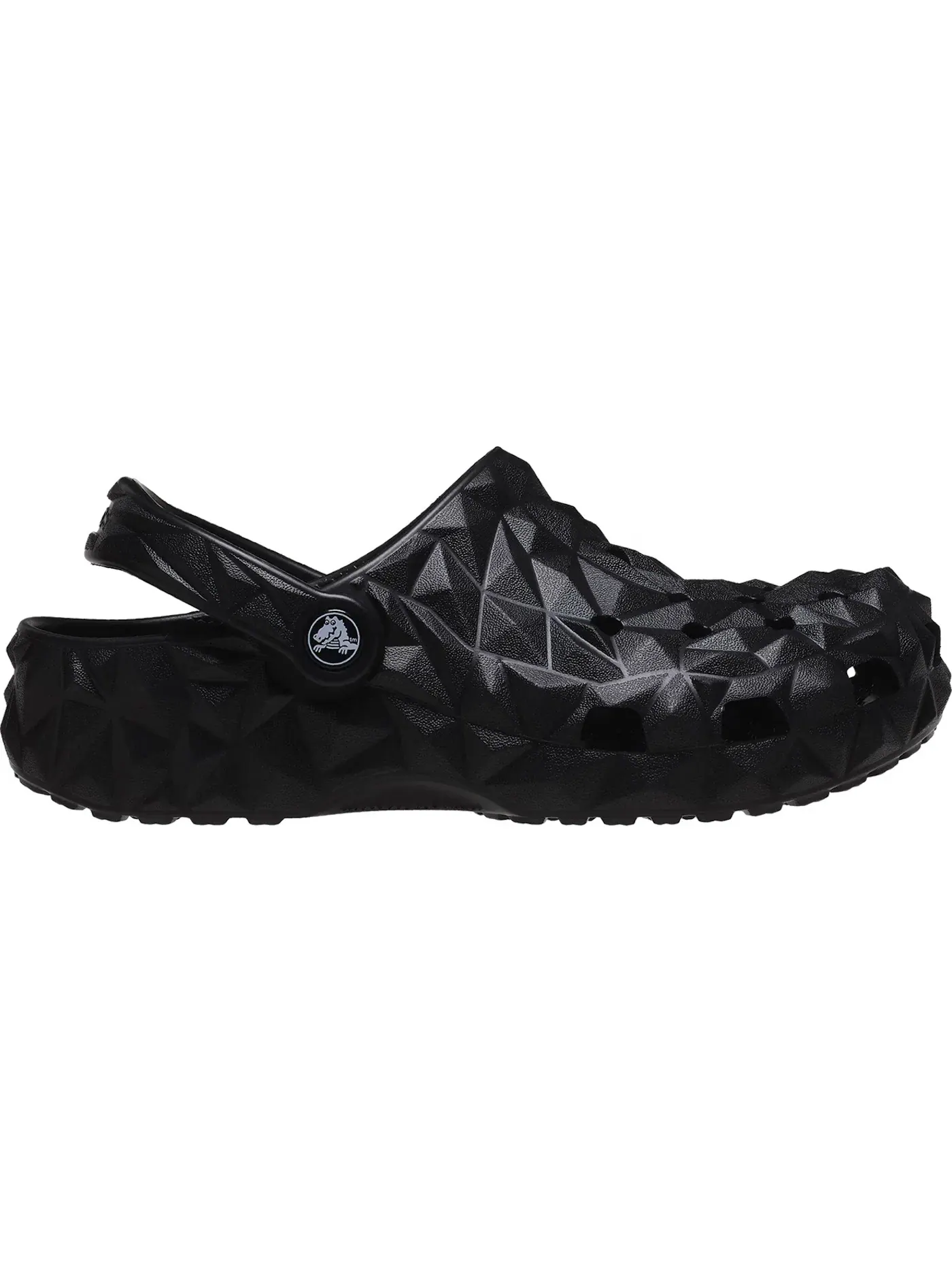 Мужские сабо-клоги с геометрическим принтом Crocs Classic Geometric Clog — изображение 1 из 2, черный