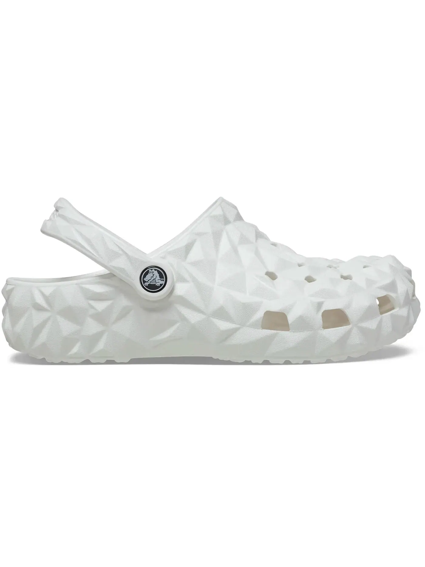 Мужские сабо с геометрическим принтом Crocs Classic Geometric Clog — изображение 1 из 2, белый