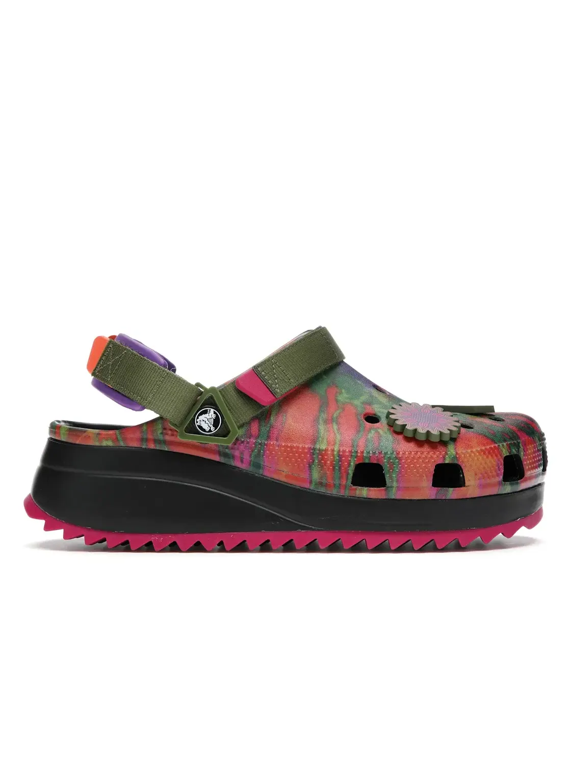 Мужские клоги с принтом Crocs Classic Hiker Crocs — изображение 1 из 4, зеленый
