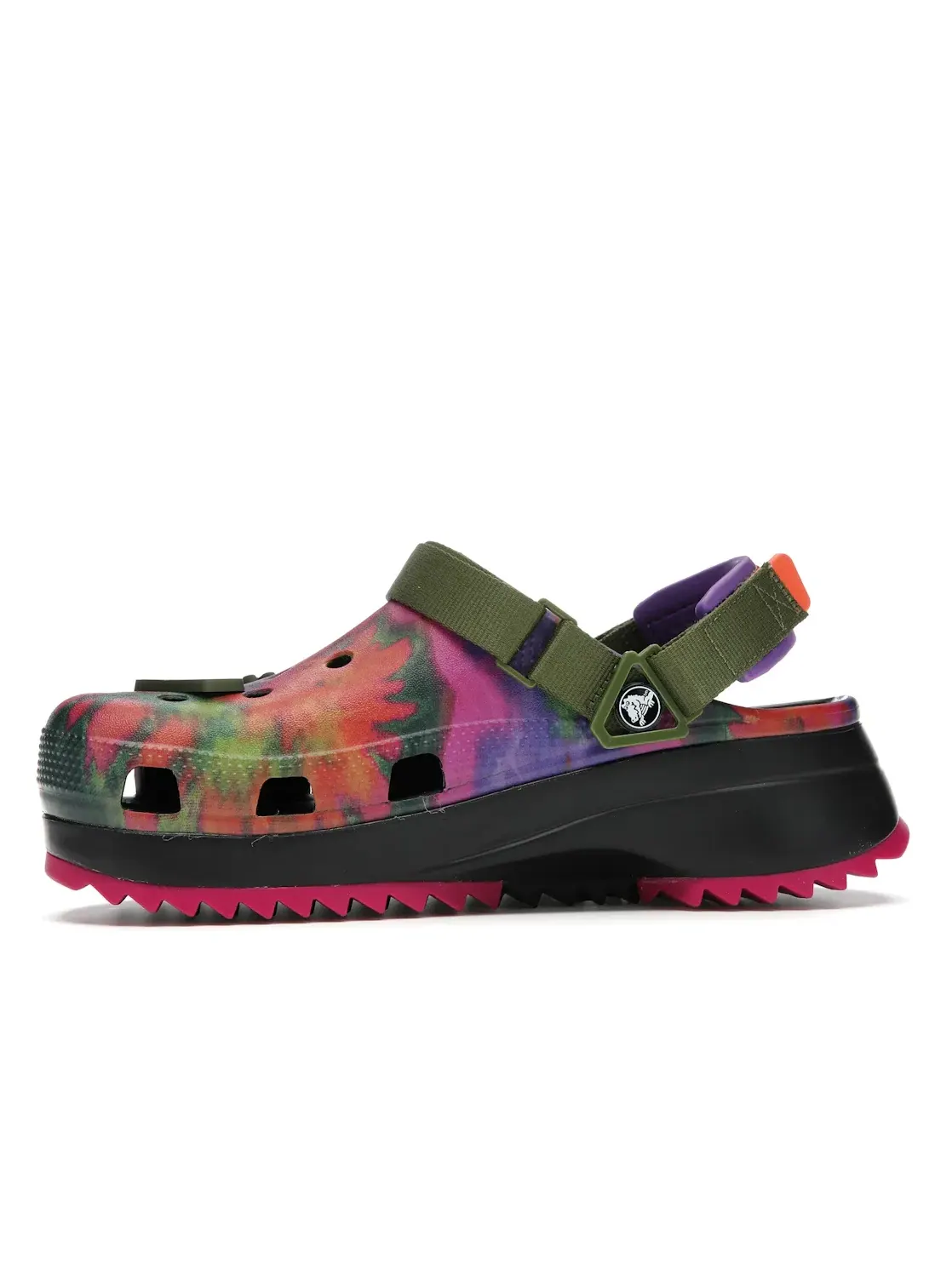 Мужские клоги с принтом Crocs Classic Hiker Crocs — изображение 3 из 4, зеленый