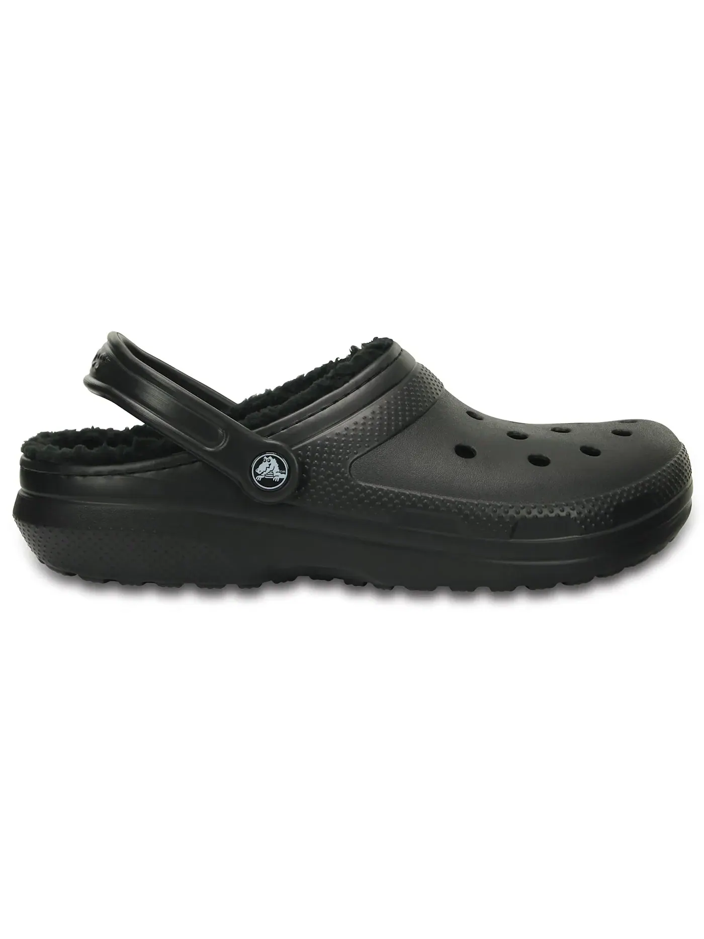 Мужские сабо с подкладкой Crocs Classic Lined Clog — изображение 1 из 1, черный