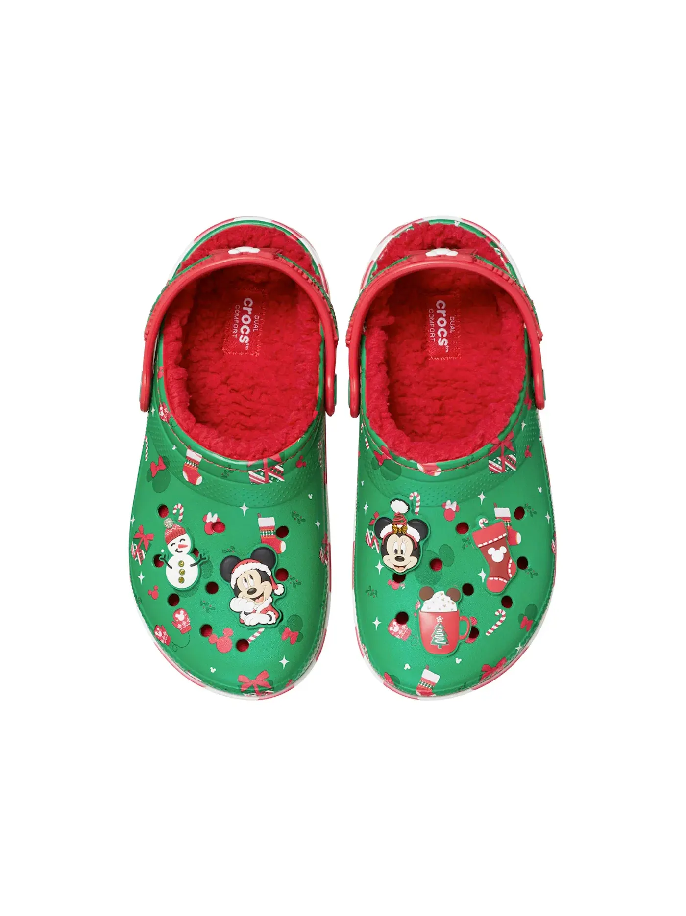 Детские сабо с подкладкой Микки Маус Классик Лайнед Клог Crocs — изображение 2 из 2, мульти