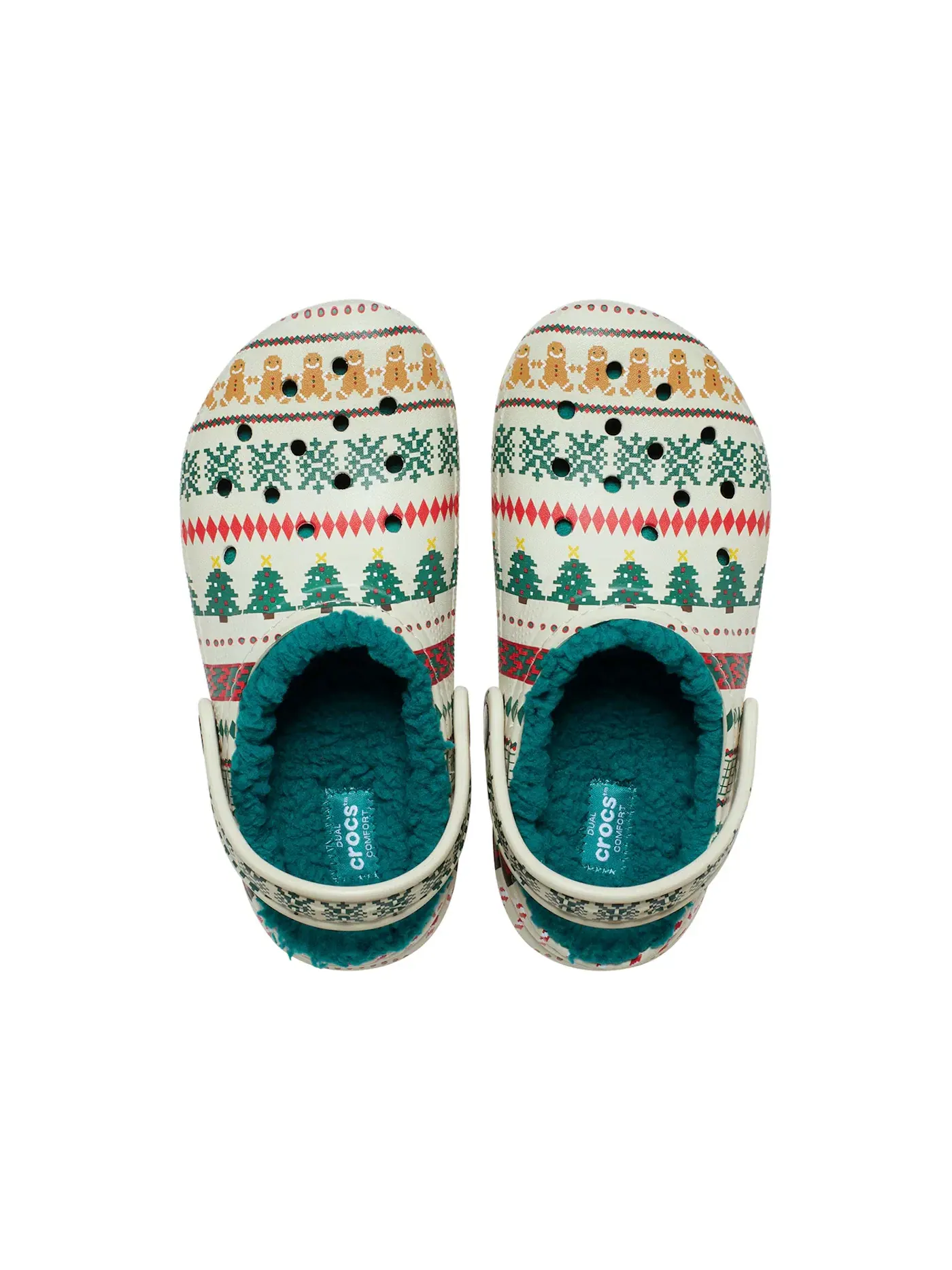 Мужские сабо на меху Crocs Classic Lined Clog — изображение 2 из 2, кость