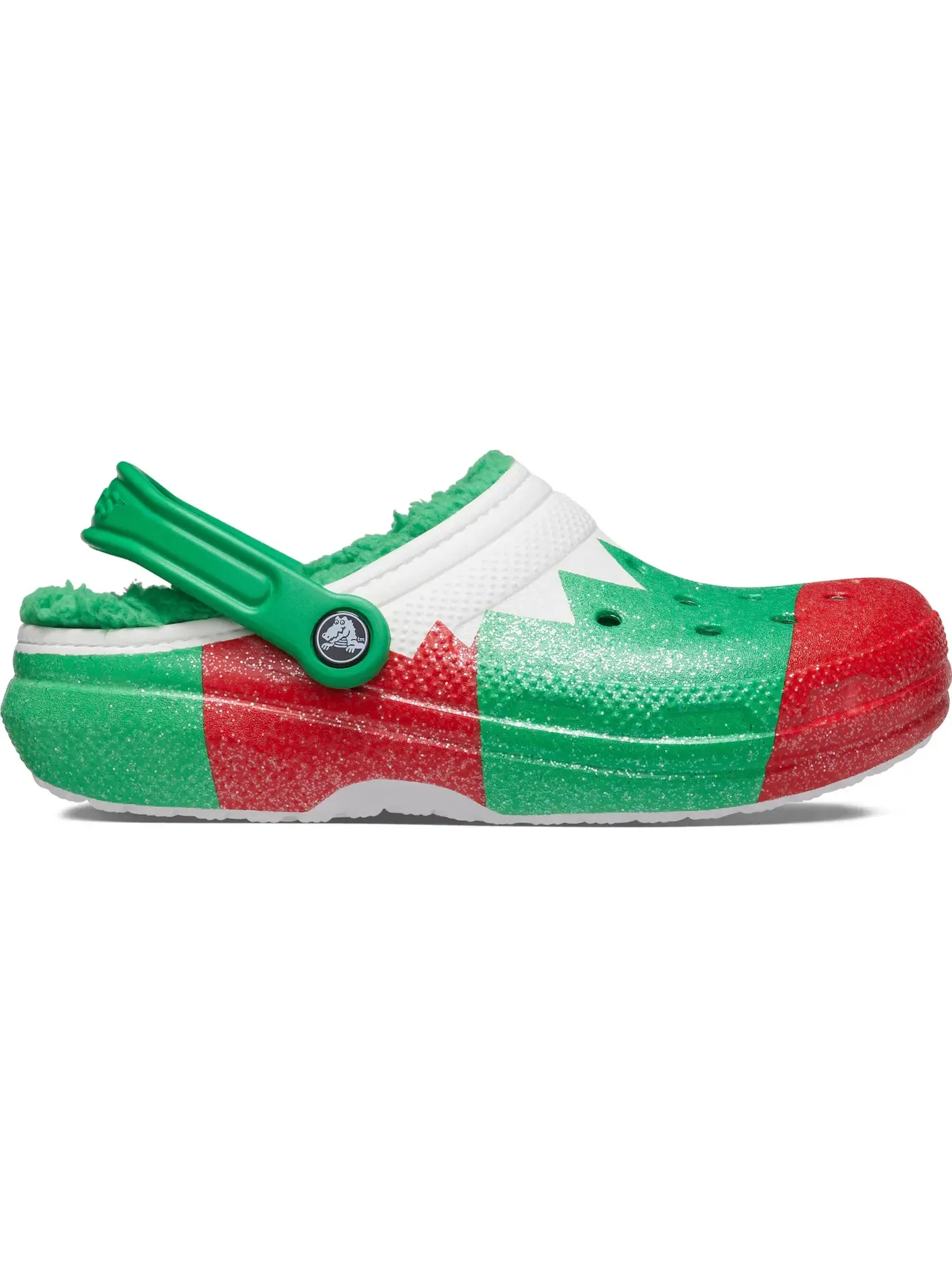 Мужские сабо-клоги с меховой подкладкой Holiday Elf Crocs — изображение 1 из 1, мульти