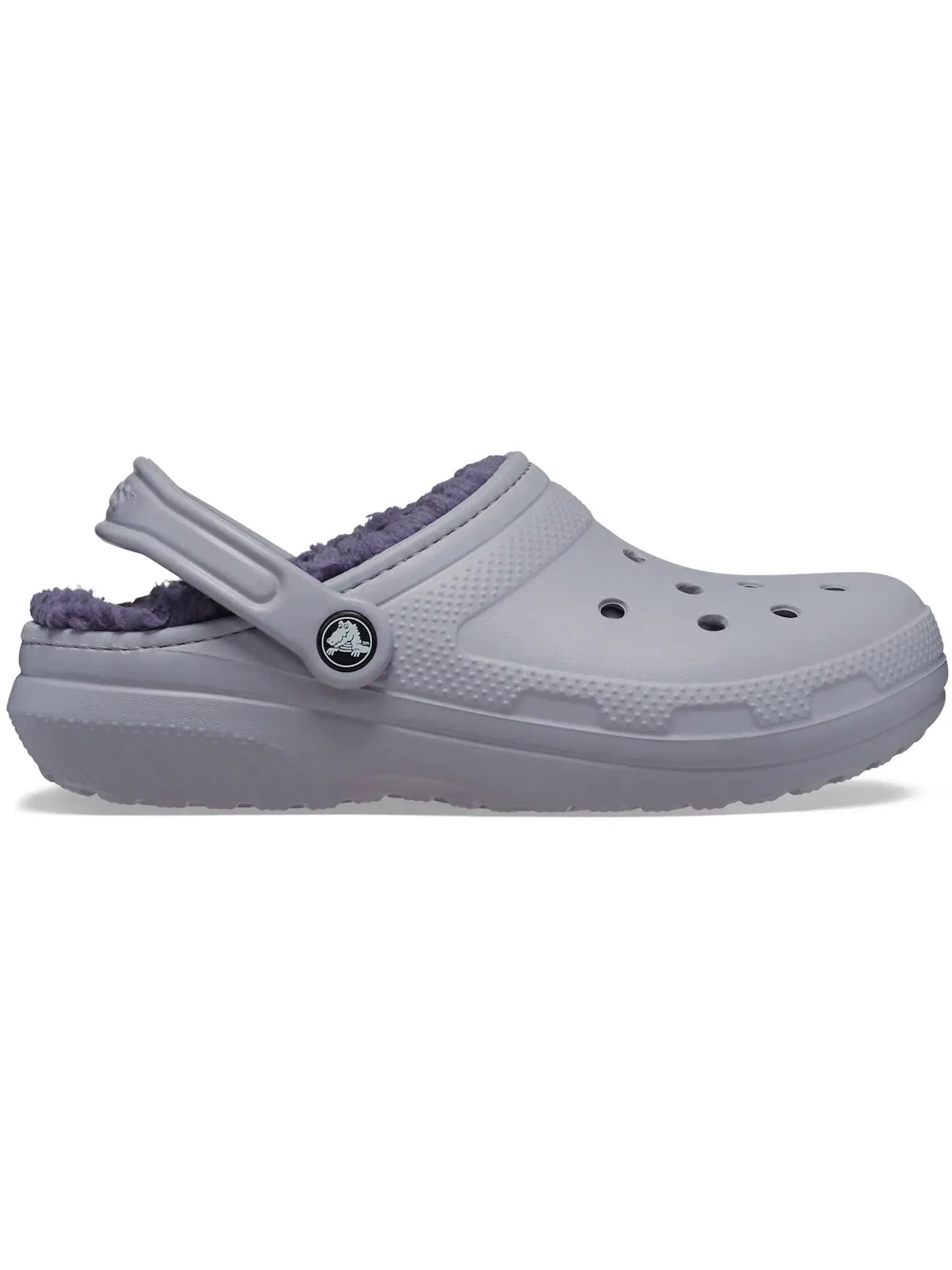 Мужские сабо с меховой подкладкой Classic Lined Clog Crocs — изображение 1 из 1, фиолетовый