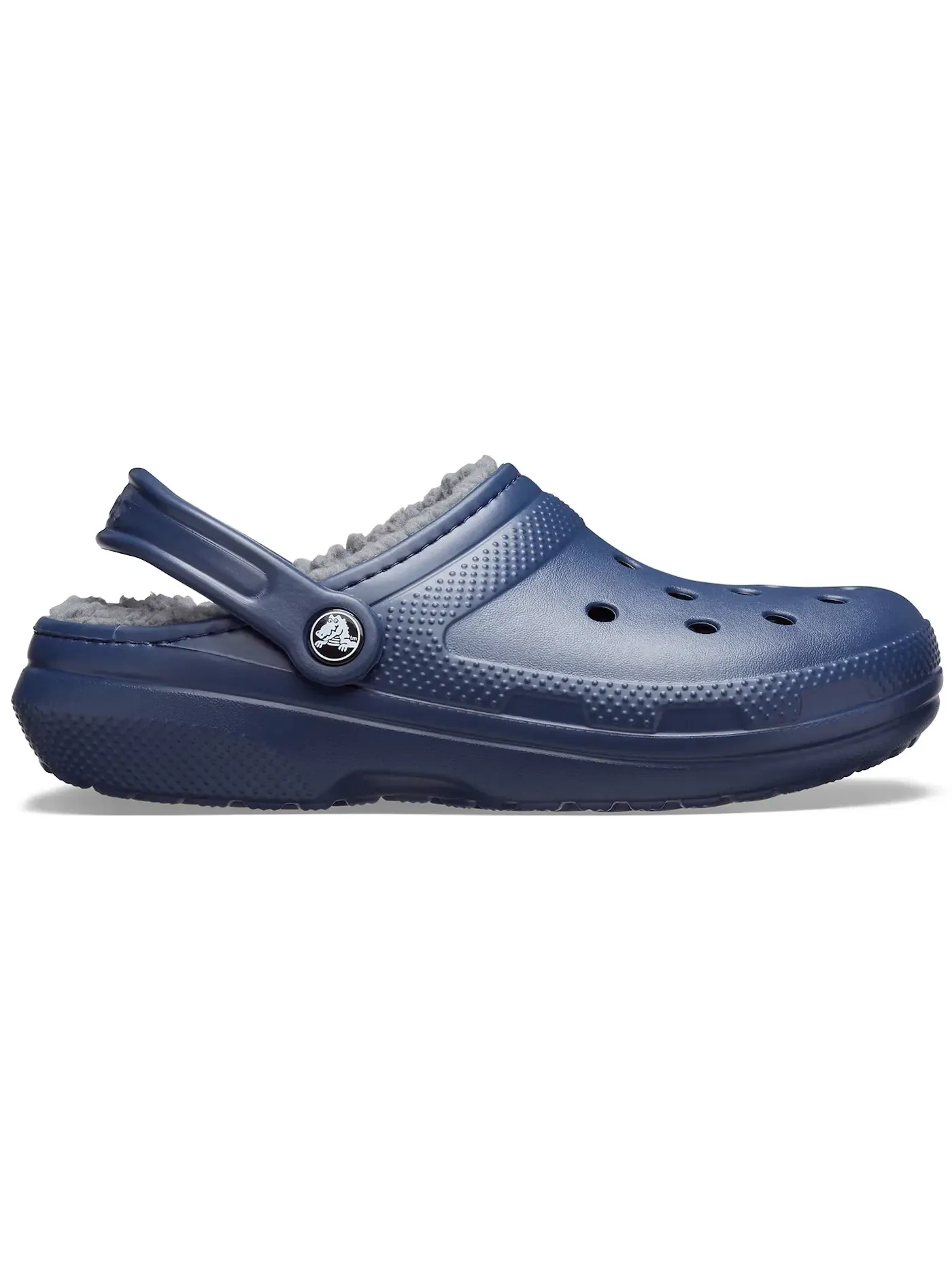 Мужские клоги Classic Lined Clog Crocs — изображение 1 из 1, темно-синий/темно-серый
