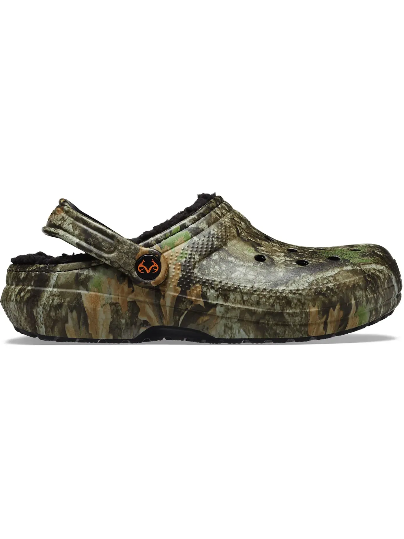 Мужские сабо на подкладке Realtree APX Camo Crocs — изображение 1 из 2, мульти