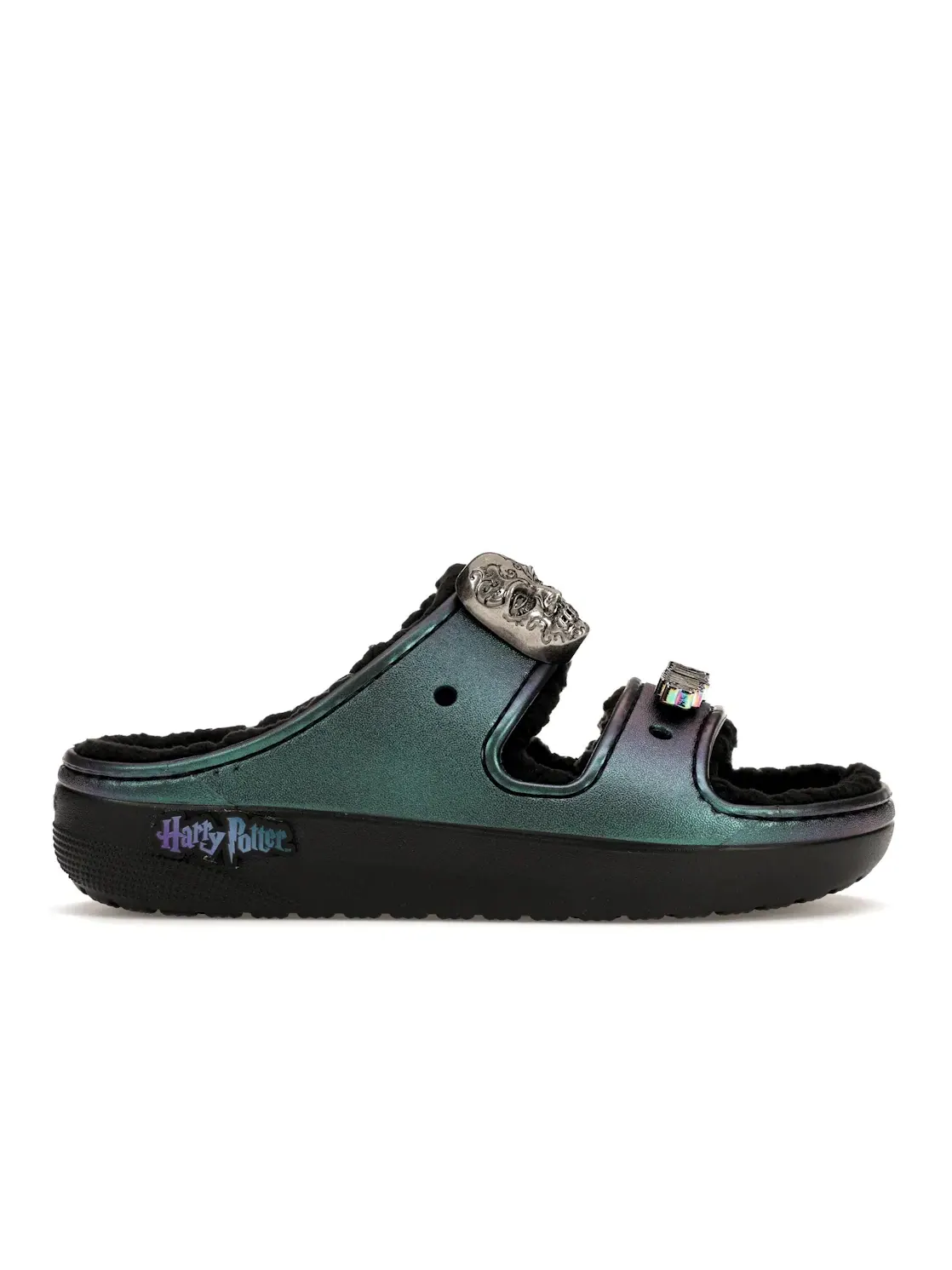Мужские шлепанцы на подкладке Harry Potter The Dark Arts Crocs — изображение 1 из 4, черный