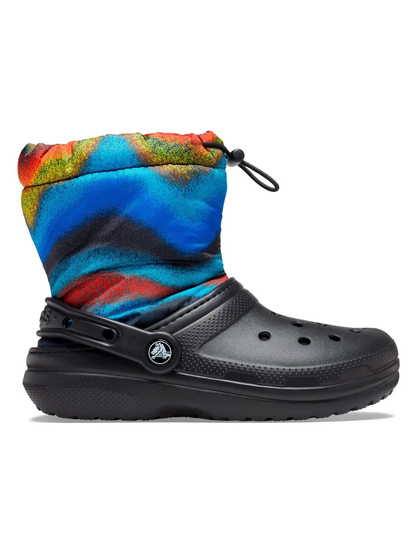 Детские сапоги утепленные Neo Puff Boot Crocs — изображение 1 из 1, черный/мульти