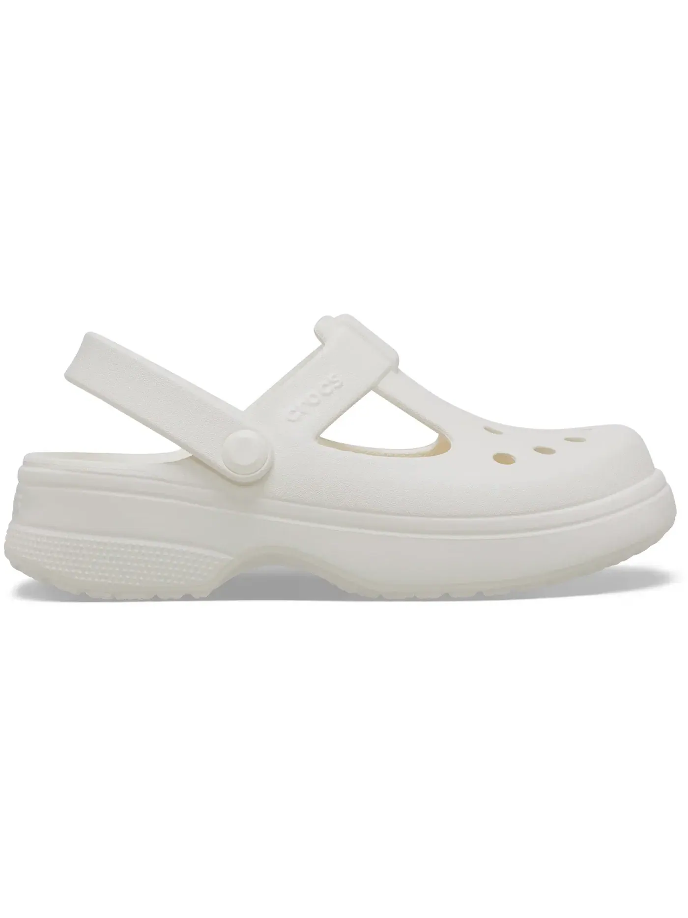 Детские клоги Crocs Classic Mary Jane Clog — изображение 1 из 1, мел