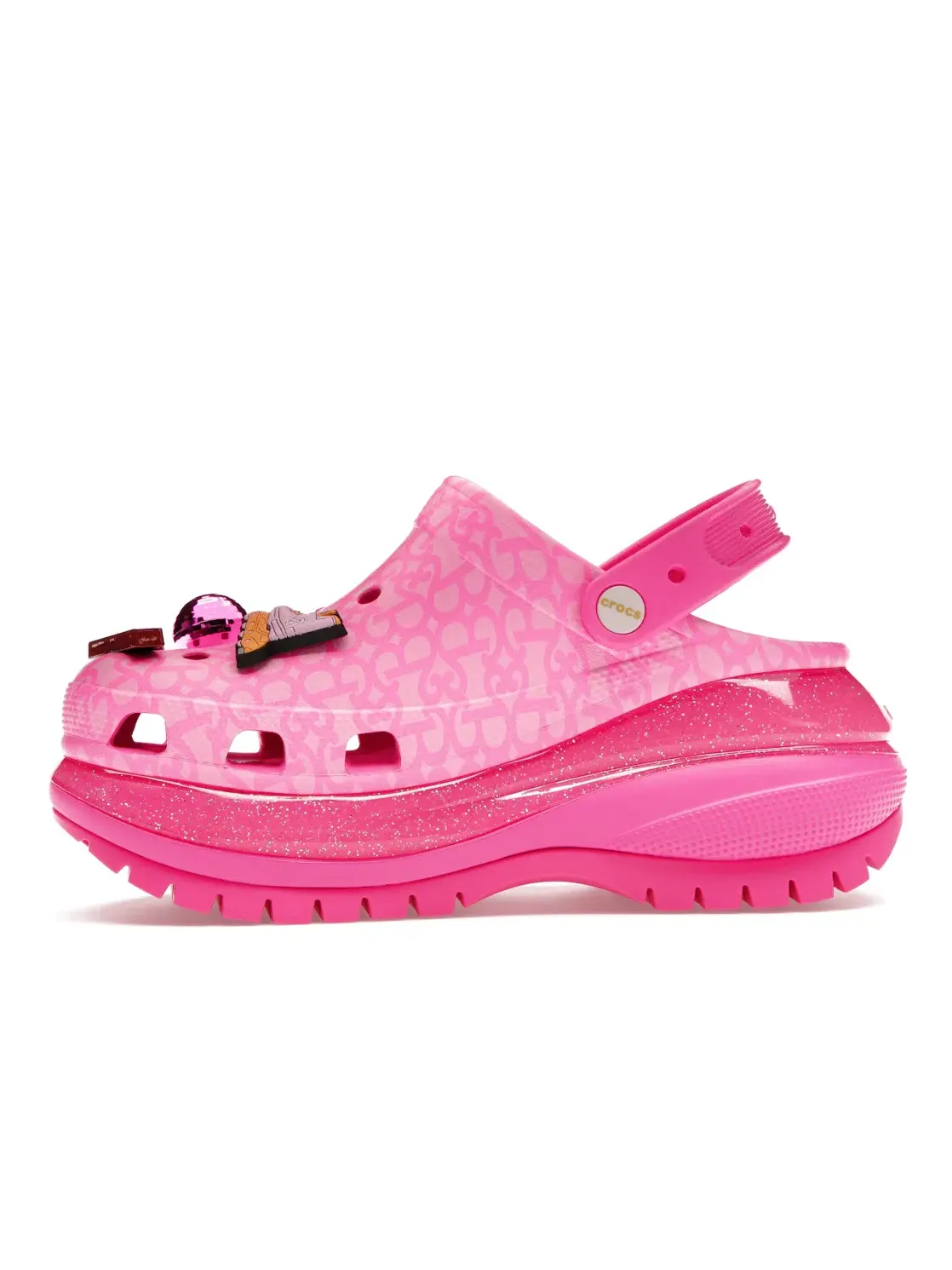 Детские сабо Mega Crush Clog Barbie The Movie Crocs — изображение 3 из 4, розовый