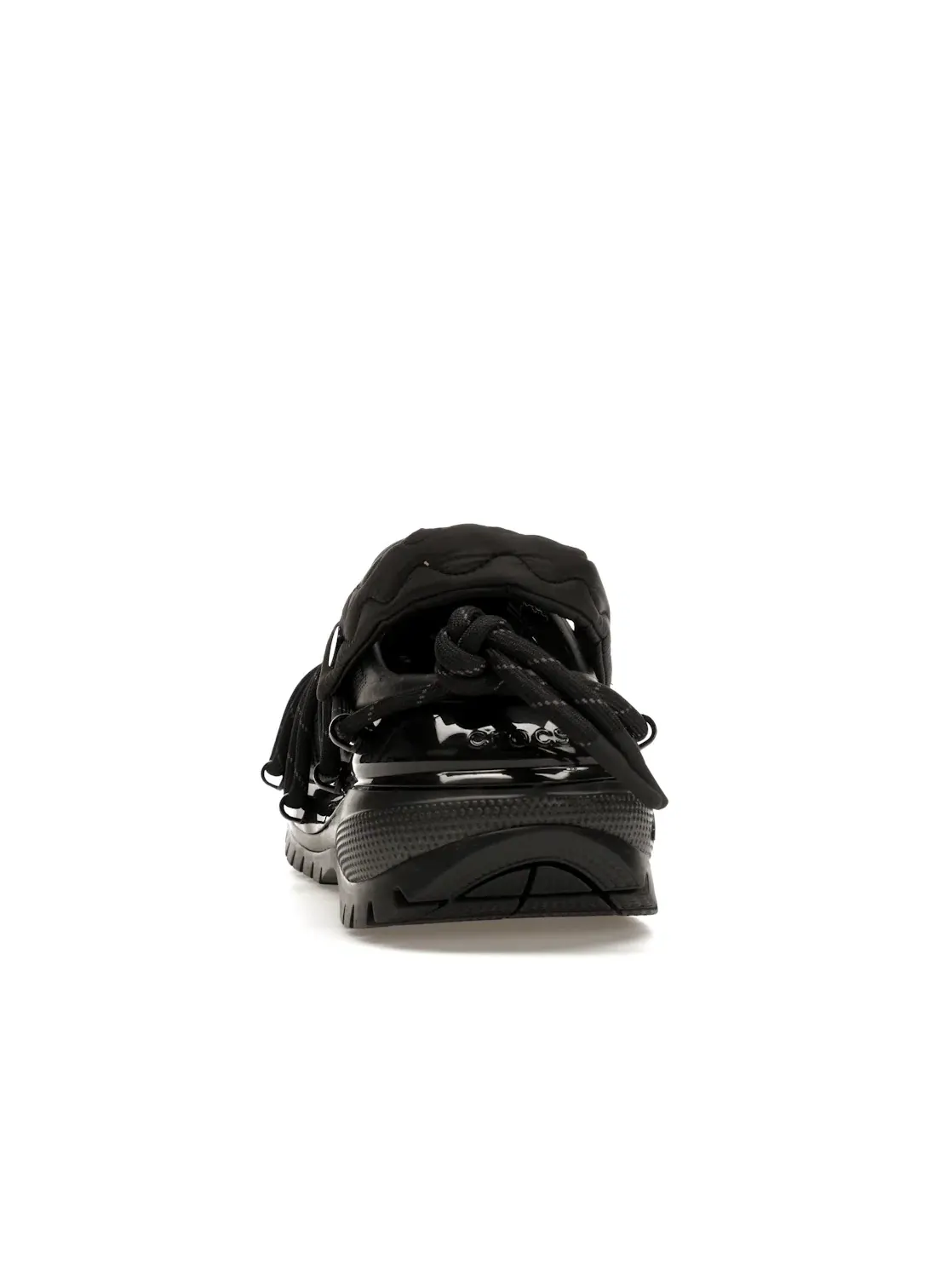 Мужские сабо с платформой Crocs Classic Mega Crush Clog — изображение 4 из 4, черный