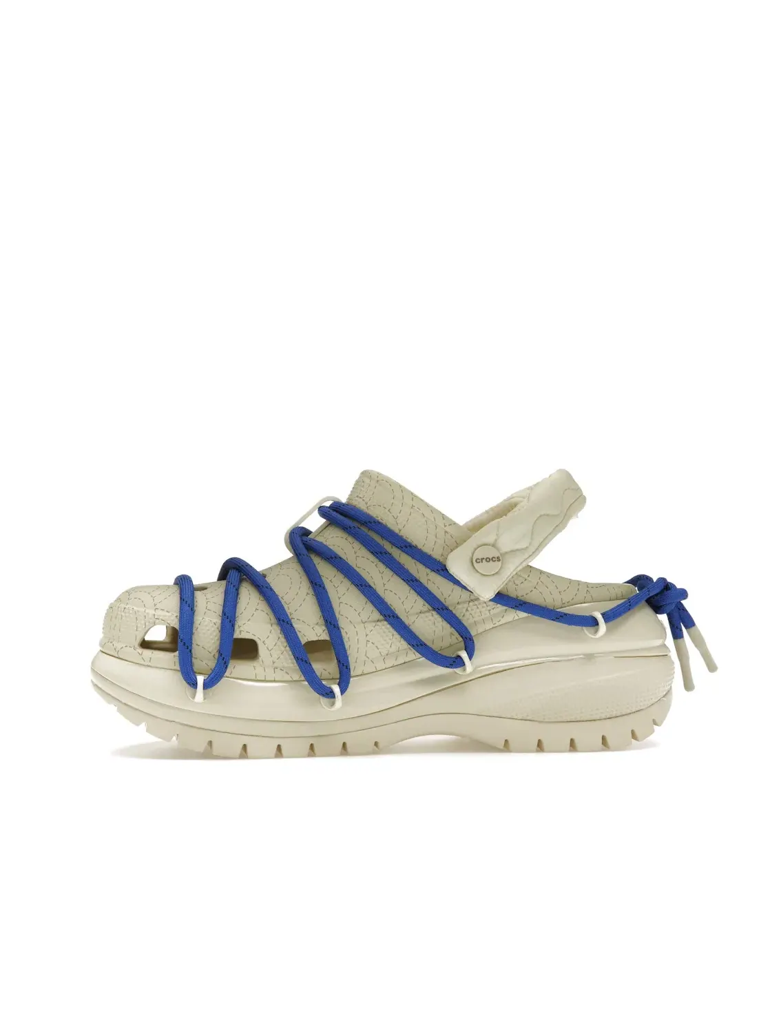 Мужские сабо с платформой Crocs Classic Mega Crush Clog — изображение 3 из 4, кость