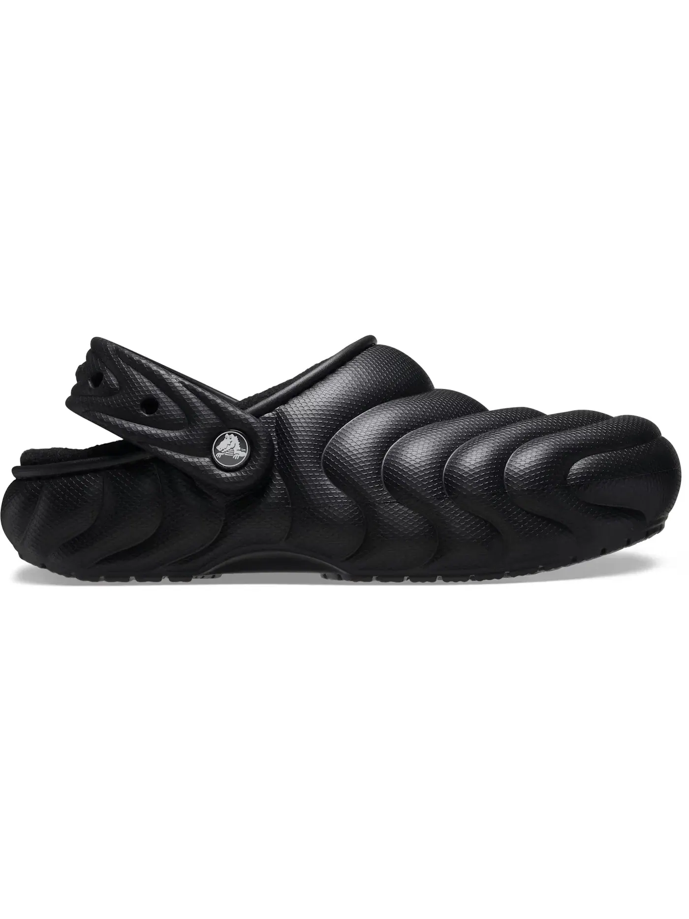 Мужские сабо с утеплителем Crocs Classic Overpuff Lined Clog — изображение 1 из 1, черный