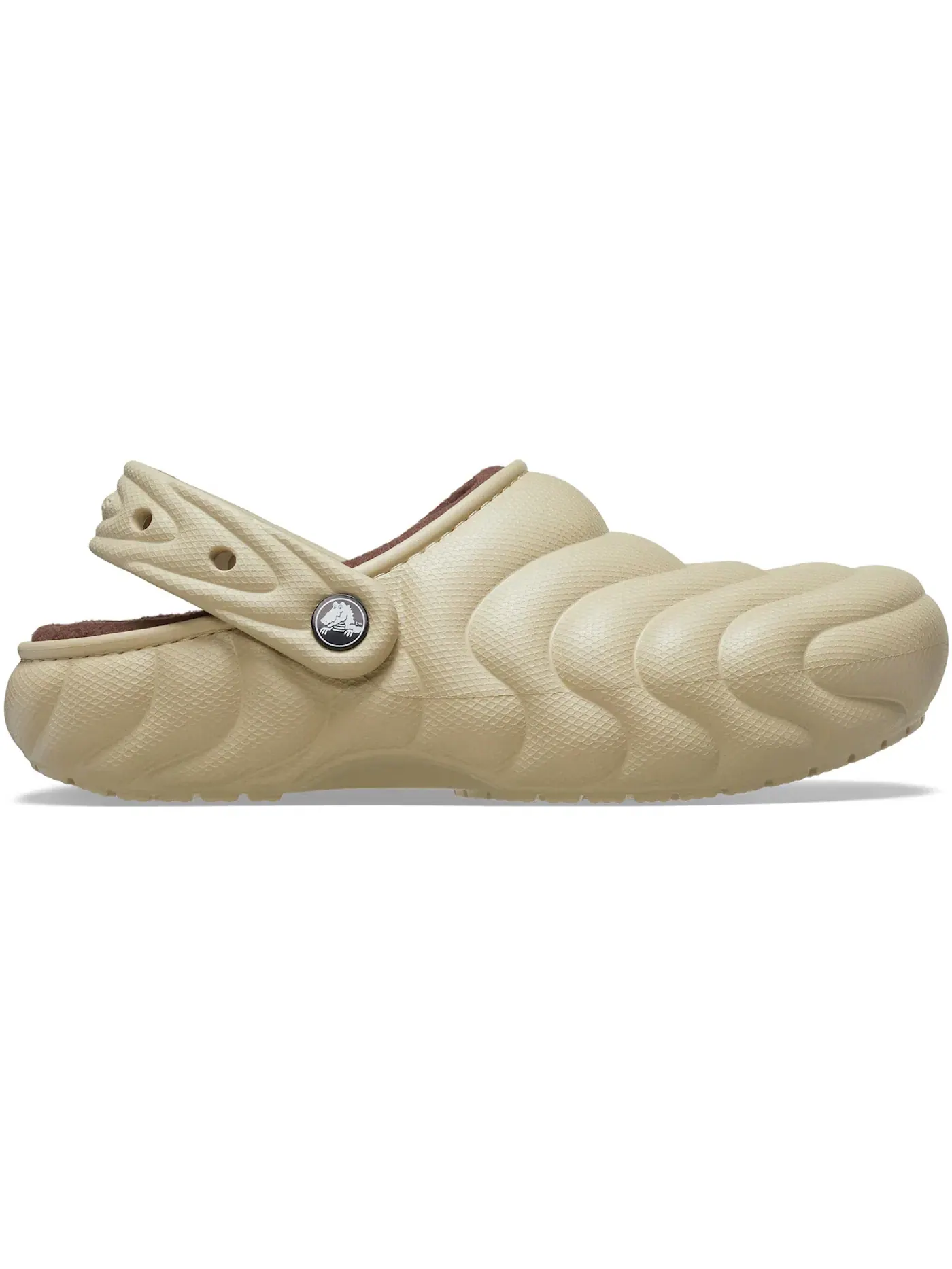 Мужские сабо-клоги на утеплителе Classic Overpuff Lined Clog Crocs — изображение 1 из 1, многоцветный