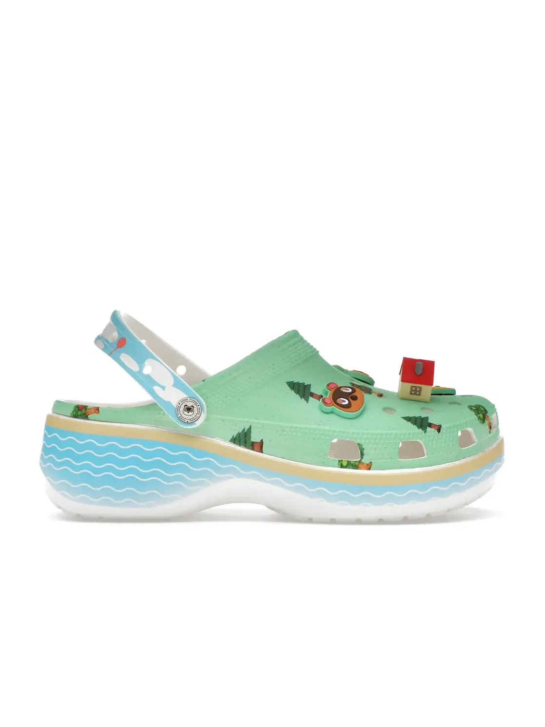 Женские сабо с платформой Crocs Classic Platform Clog — изображение 1 из 4, мульти
