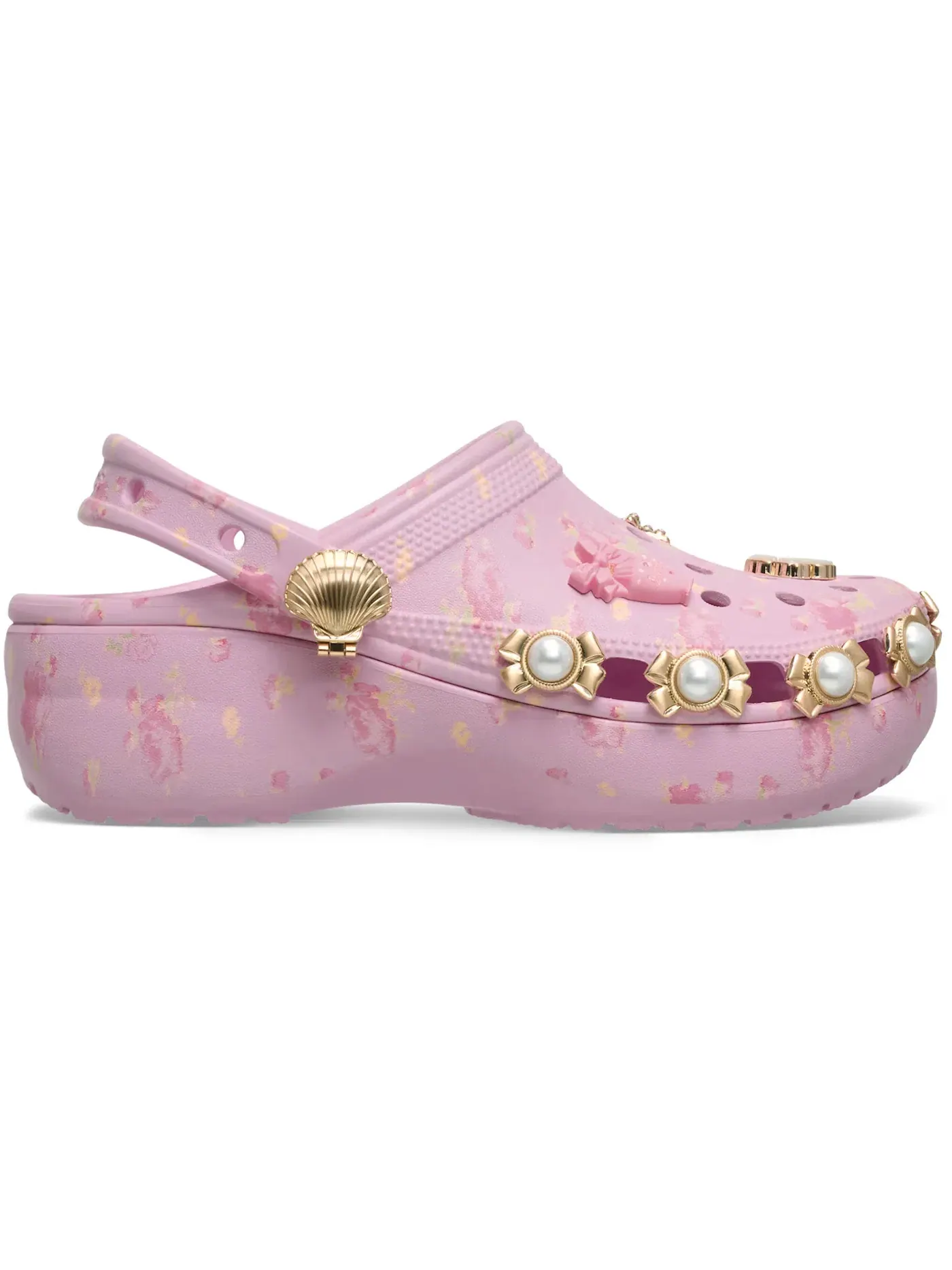 Женские сабо Crocs Classic Platform Clog — изображение 1 из 2, розовый
