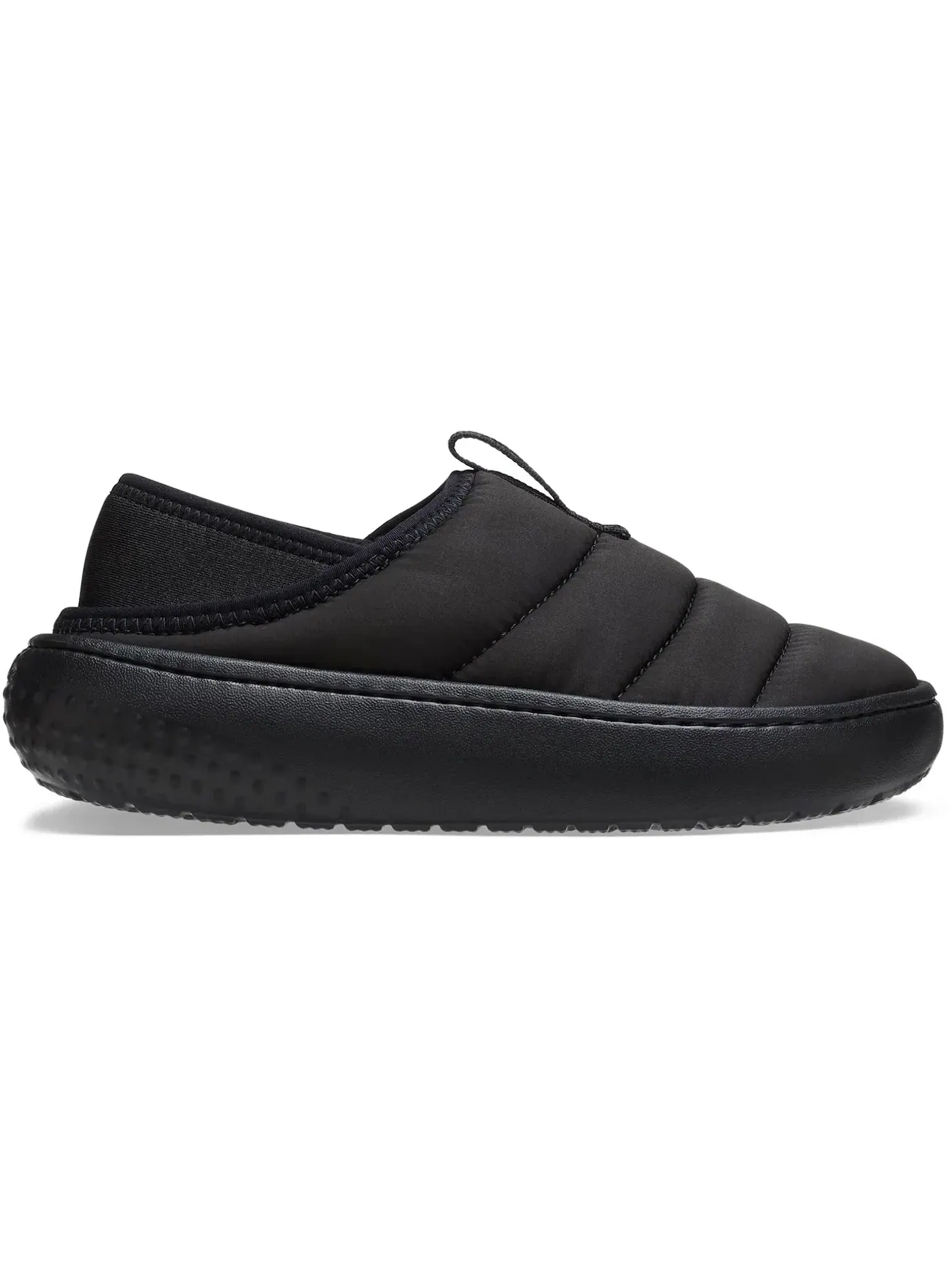 Детские тапочки с подкладкой Crocs Classic Puff Moc — изображение 1 из 1, черный