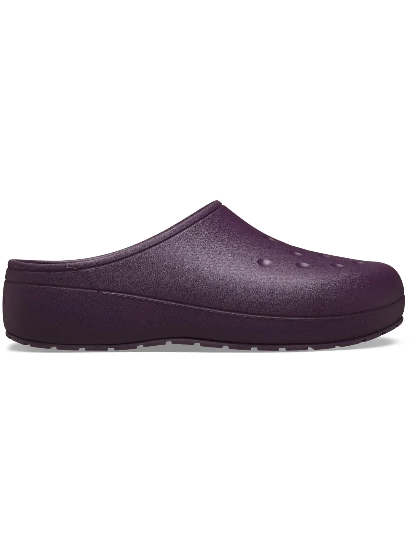 Мужские сабо с меховой отделкой Crocs Classic Quiet Clog — изображение 1 из 2, фиолетовый