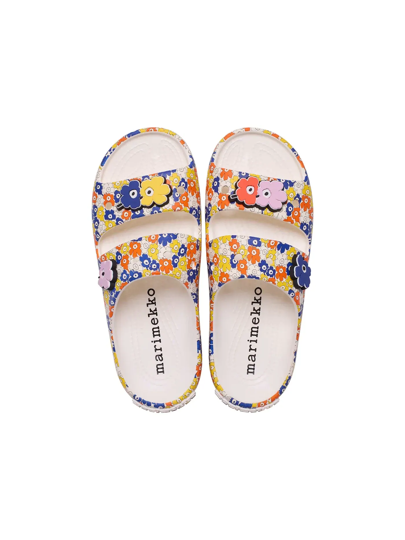 Мужские шлепанцы с принтом Crocs Classic Slide Marimekko — изображение 2 из 2, мульти