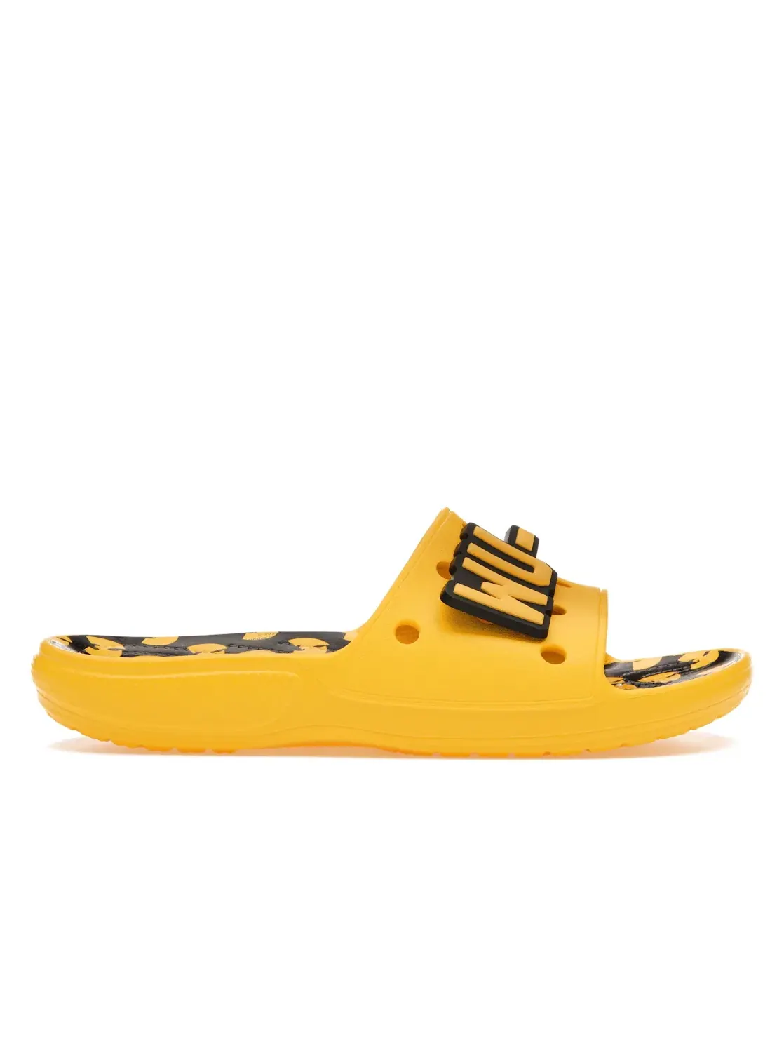 Мужские шлепанцы с принтом Crocs Classic Slide — изображение 1 из 4, желтый/черный