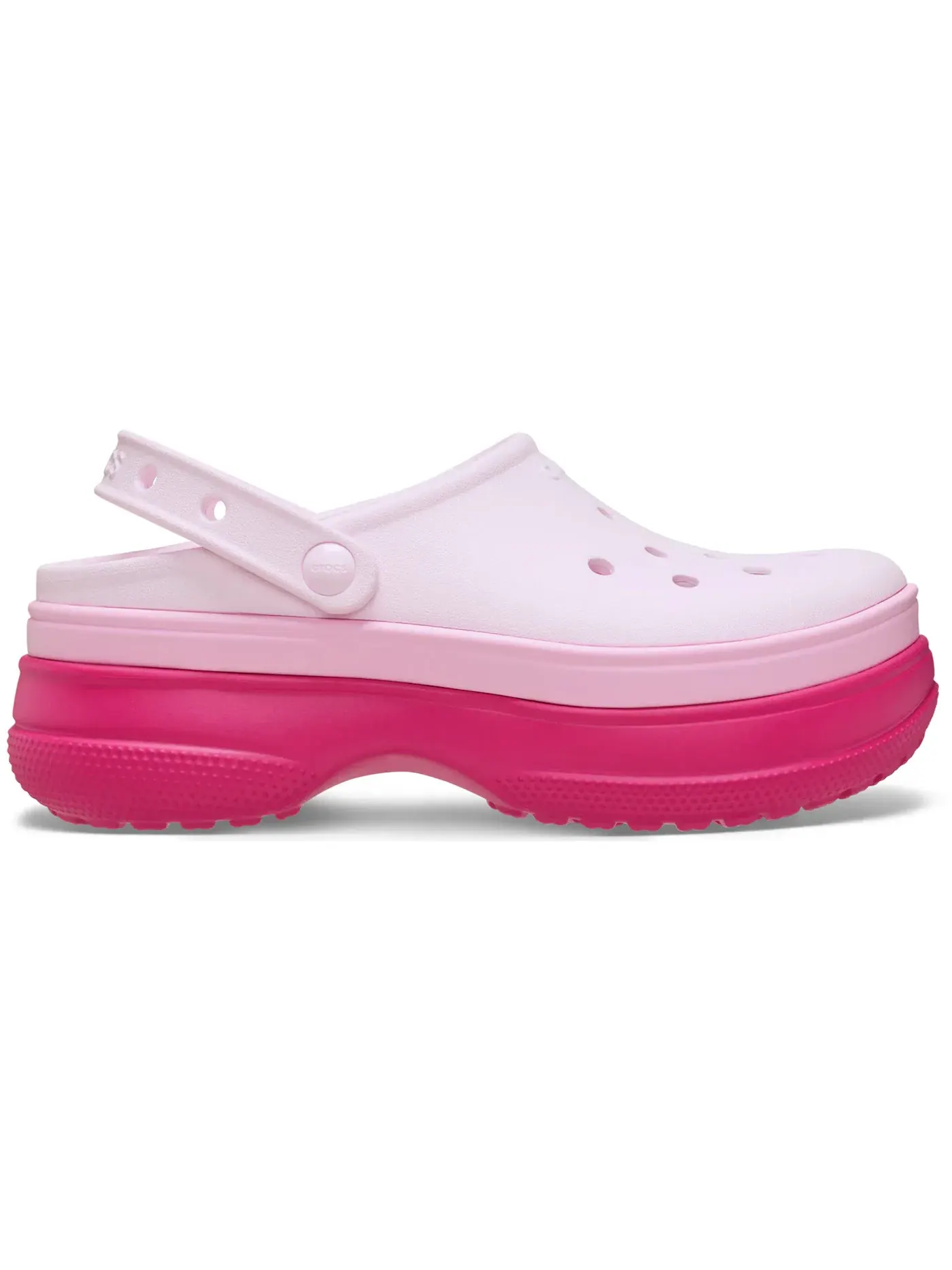 Мужские сабо-клоги Classic Stacked Clog Crocs — изображение 1 из 1, драконий фрукт