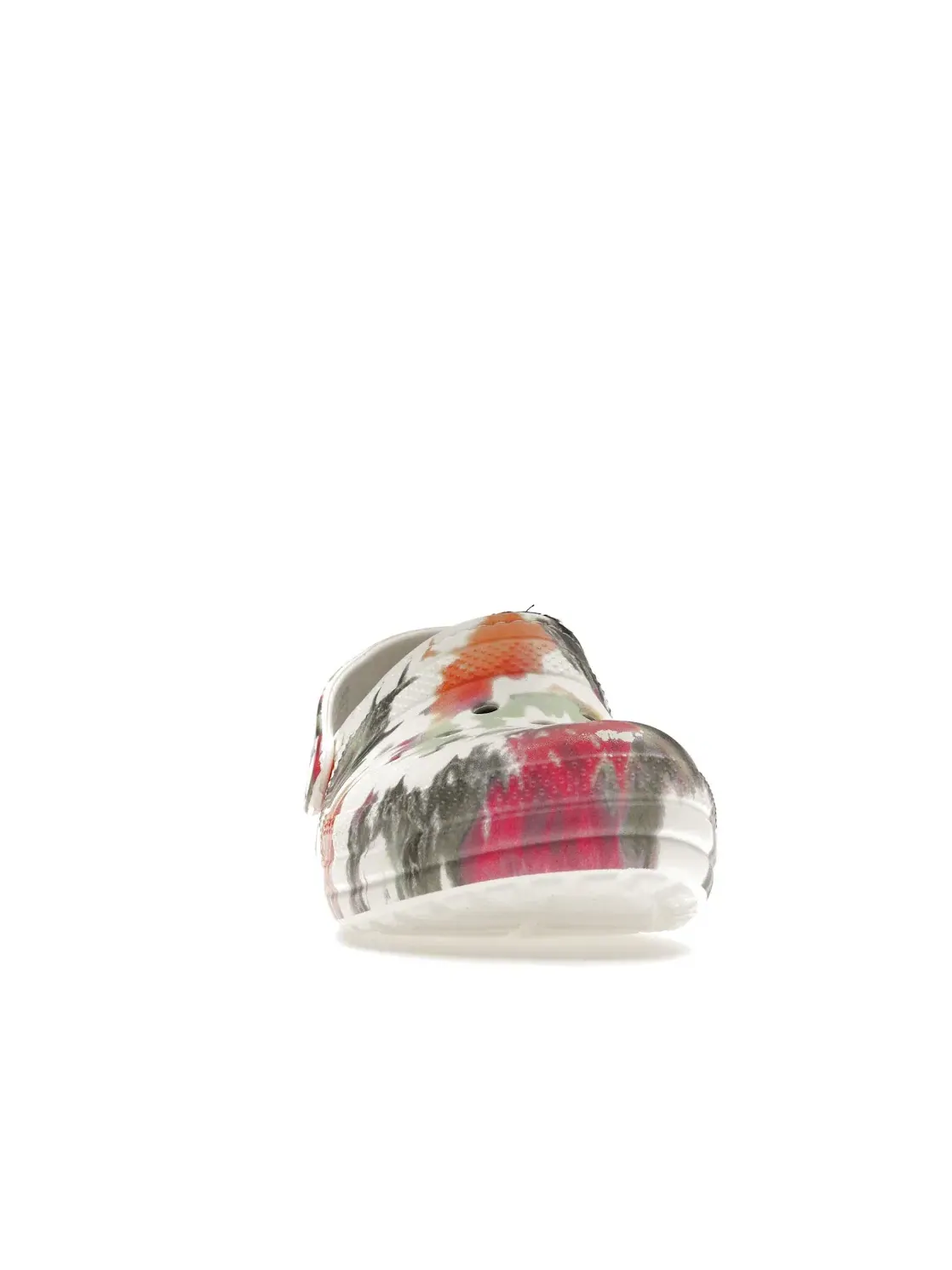 Мужские сабо с принтом Classic Tie-Dye Lined Clog Crocs — изображение 2 из 4, черный мульти