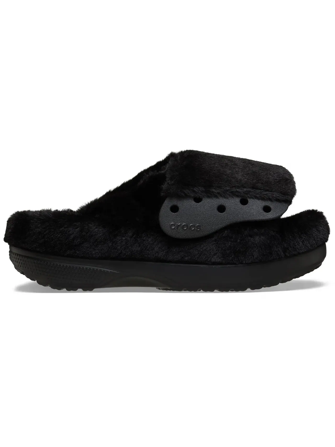 Мужские сандалии-шлепанцы с принтом Crocs Classic Unfurgettable Slide — изображение 1 из 2, черный