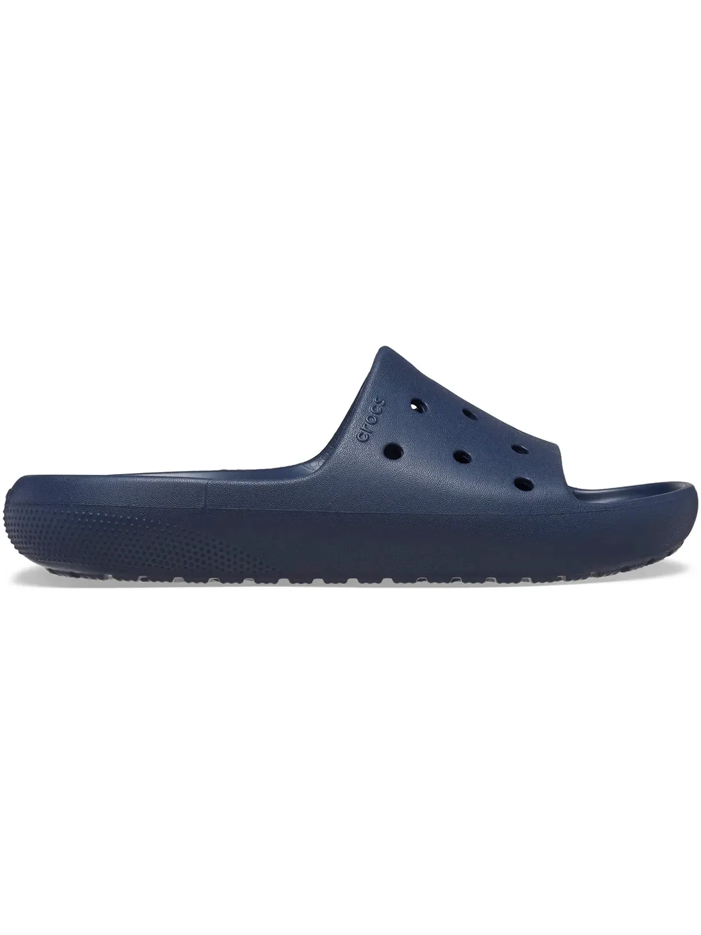 Мужские шлепанцы классические Crocs Classic V2 Slides — изображение 1 из 1, темно-синий