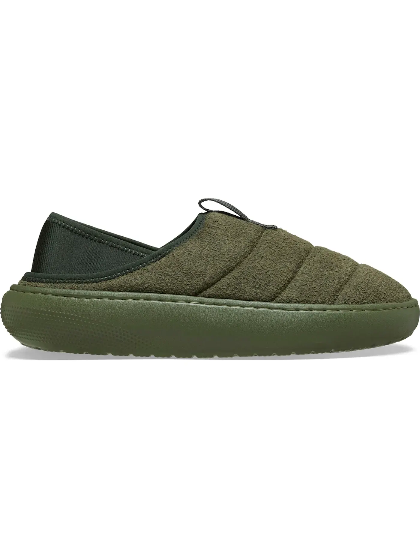 Мужские мокасины из веганской замши Crocs Classic Vegan Suede Moc — изображение 1 из 2, зеленый