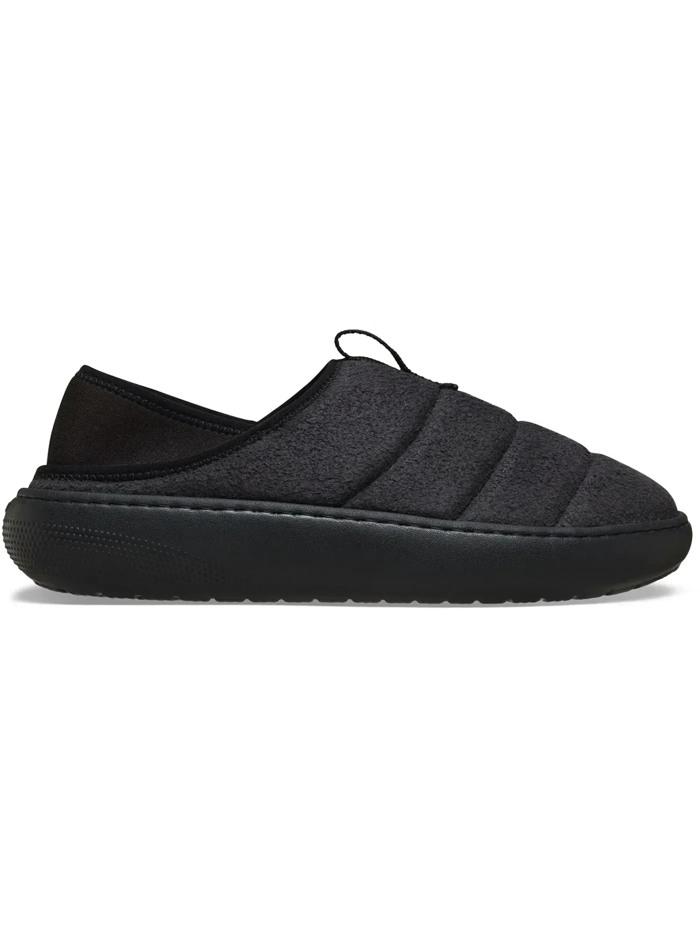 Мужские тапки из веганской замши Classic Suede Moc Crocs — изображение 1 из 2, черный