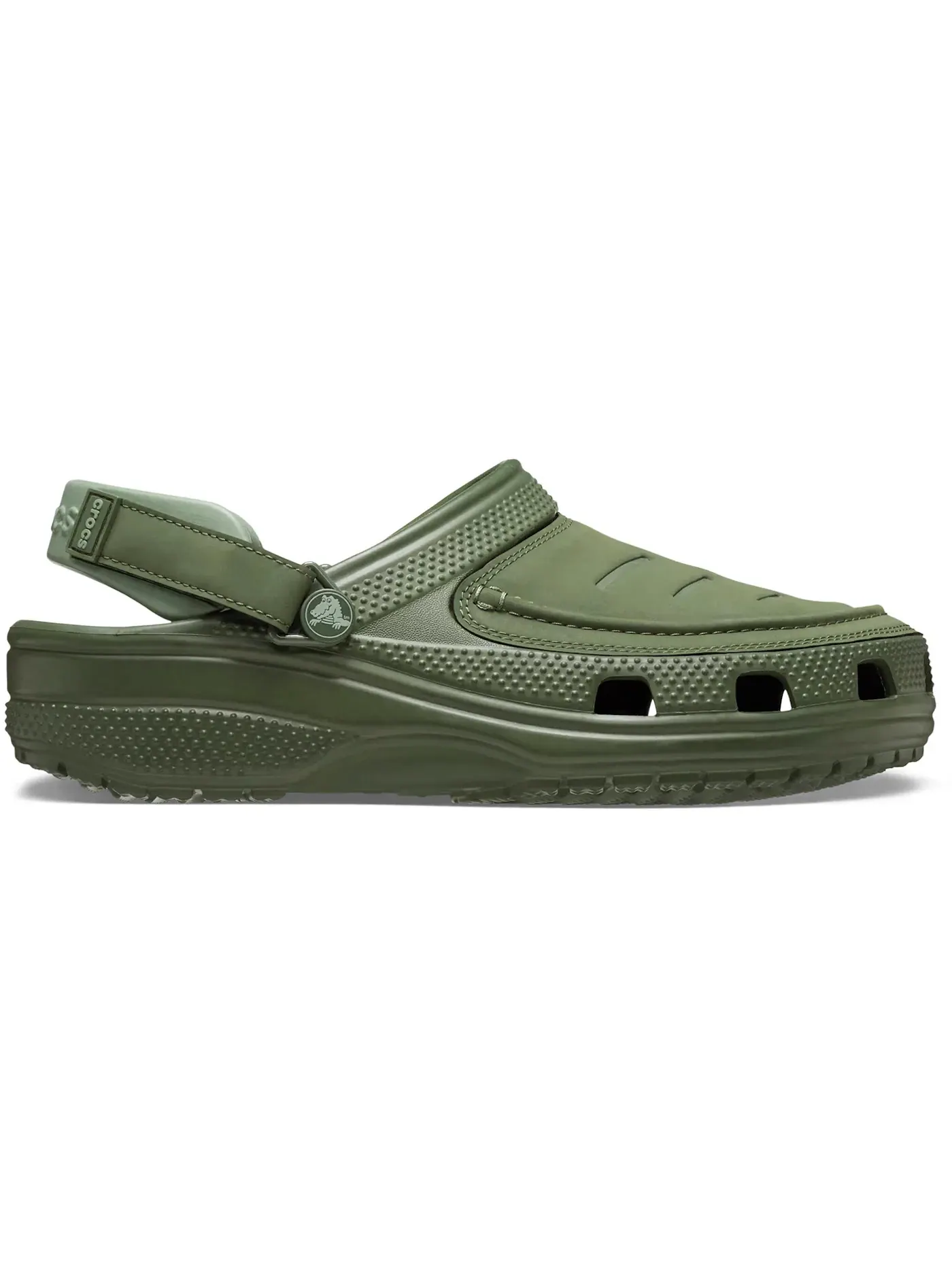 Мужские клоги Croslite с закрытым носком Crocs Classic Yukon Vista II LiteRide Clog — изображение 1 из 1, зеленый