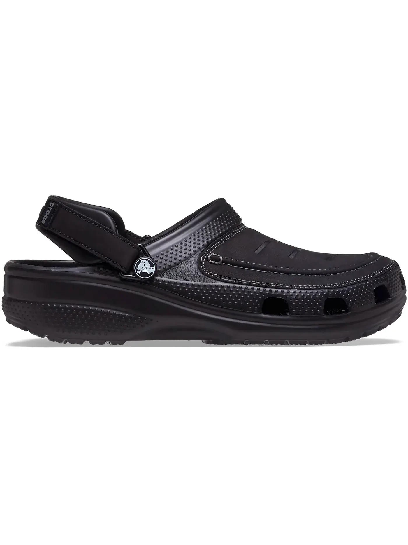 Мужские сабо-клоги Crocs Classic Yukon Vista II LiteRide Clog — изображение 1 из 1, черный/серый