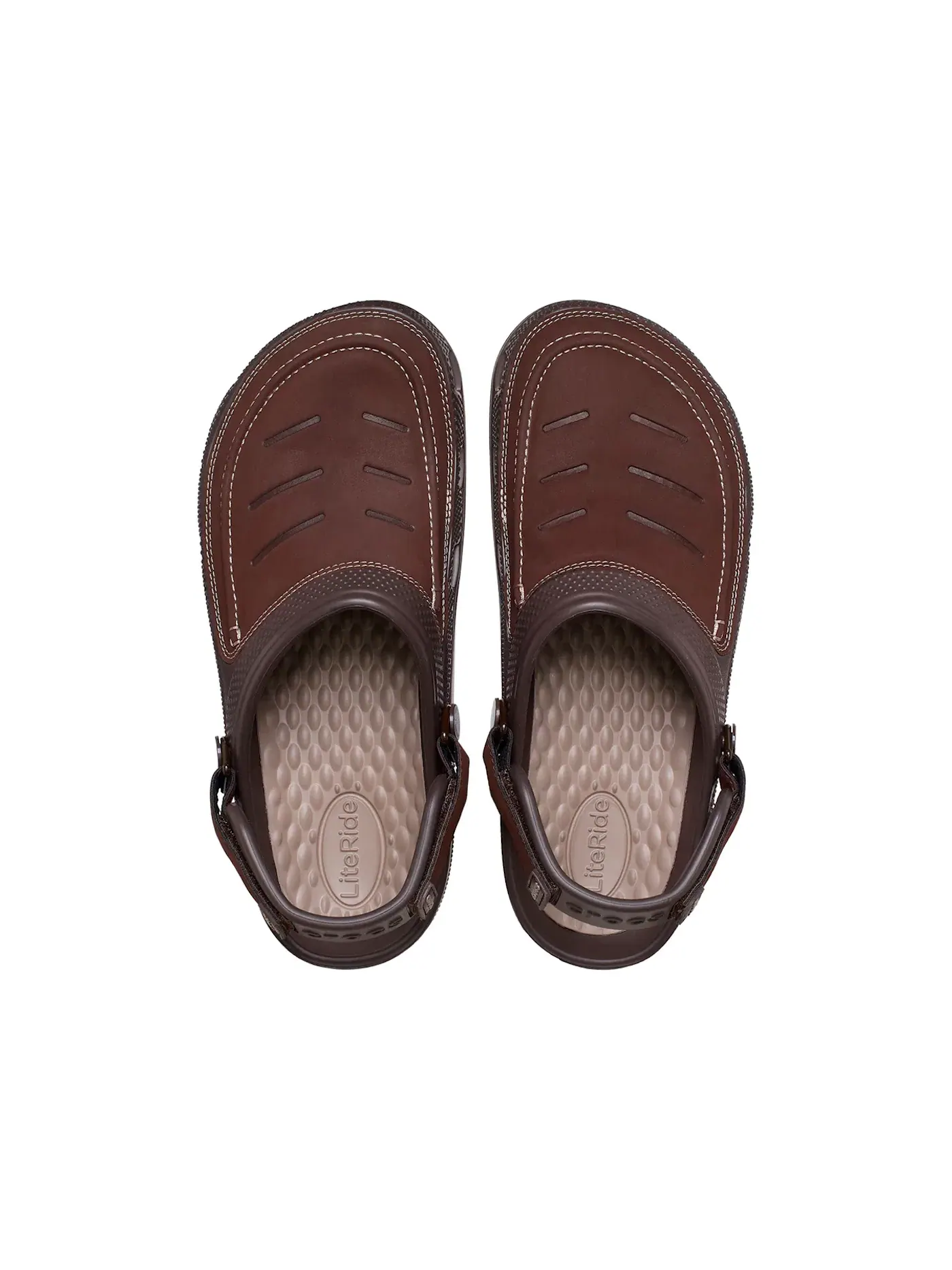 Мужские сабо Crocs Classic Yukon Vista II LiteRide Clog, Espresso/Mushroom — изображение 2 из 2