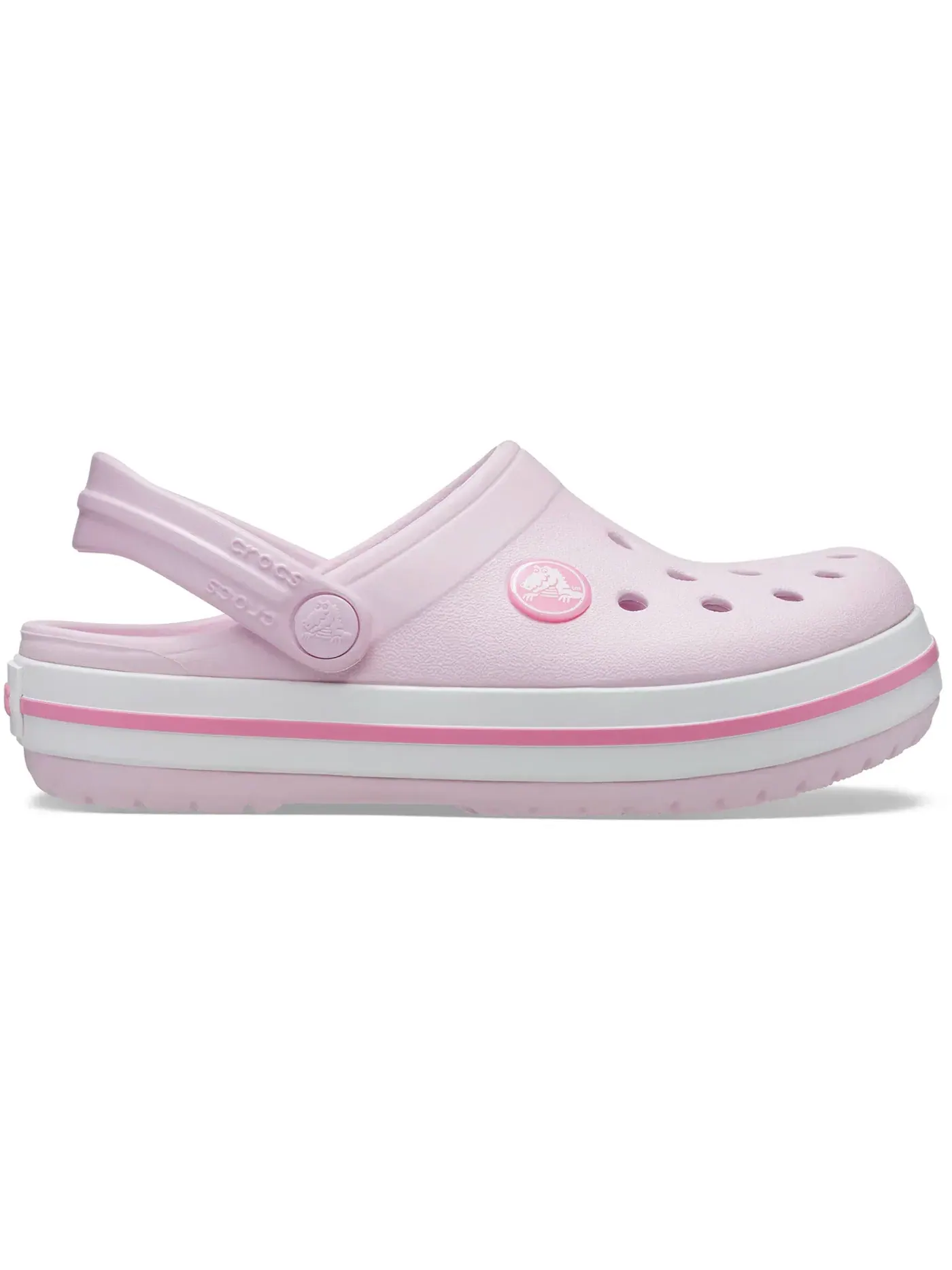Детские сабо-клоги Crocs Crocband Clog — изображение 1 из 1, розовый