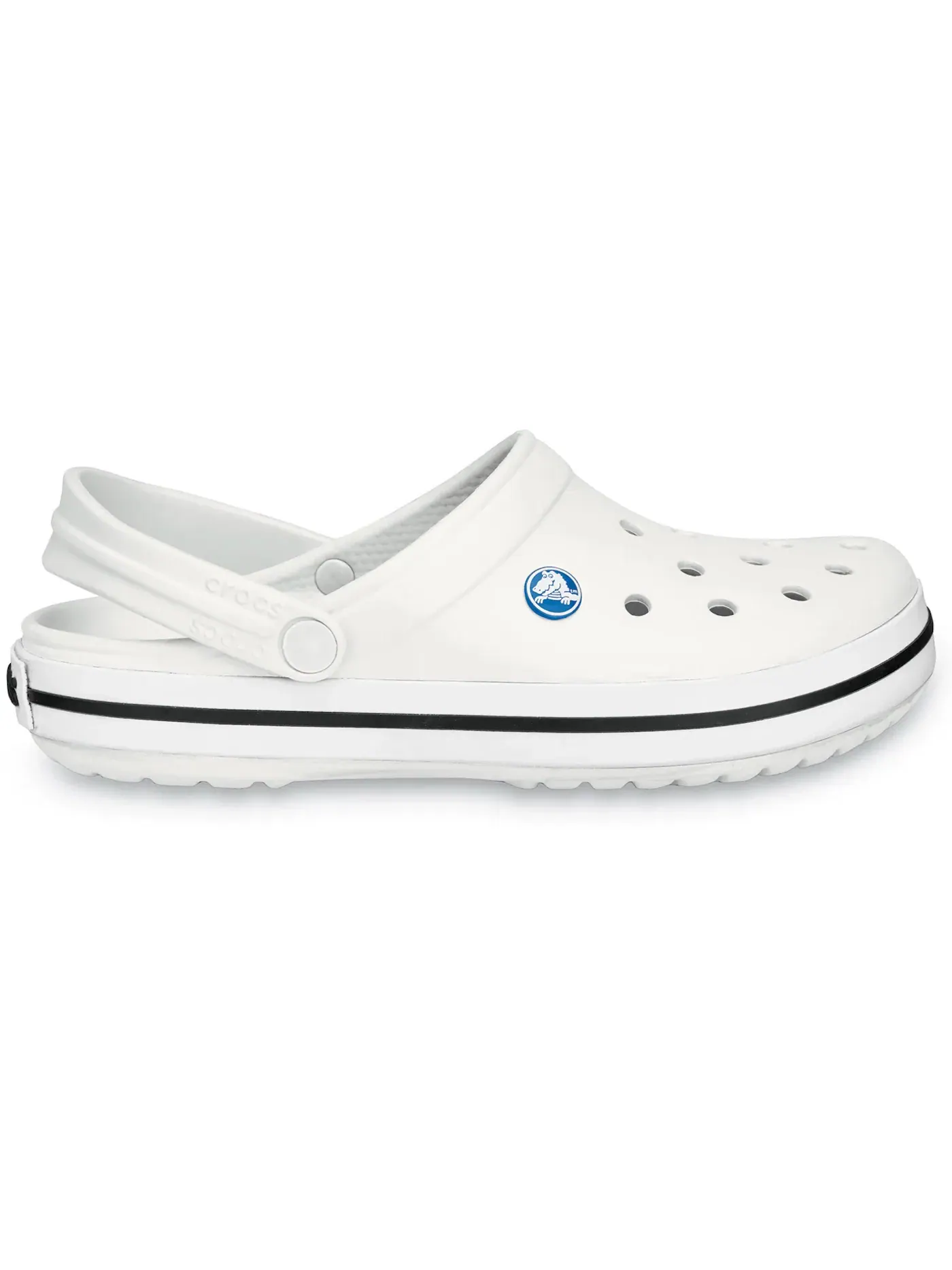 Мужские сабо-клоги Crocs Crocband — изображение 1 из 1, белый
