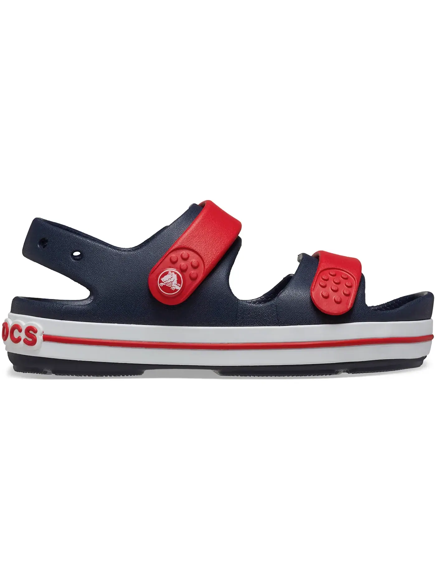 Детские сандалии с ремешком Crocs Crocband Cruiser — изображение 1 из 1, темно-синий/красный