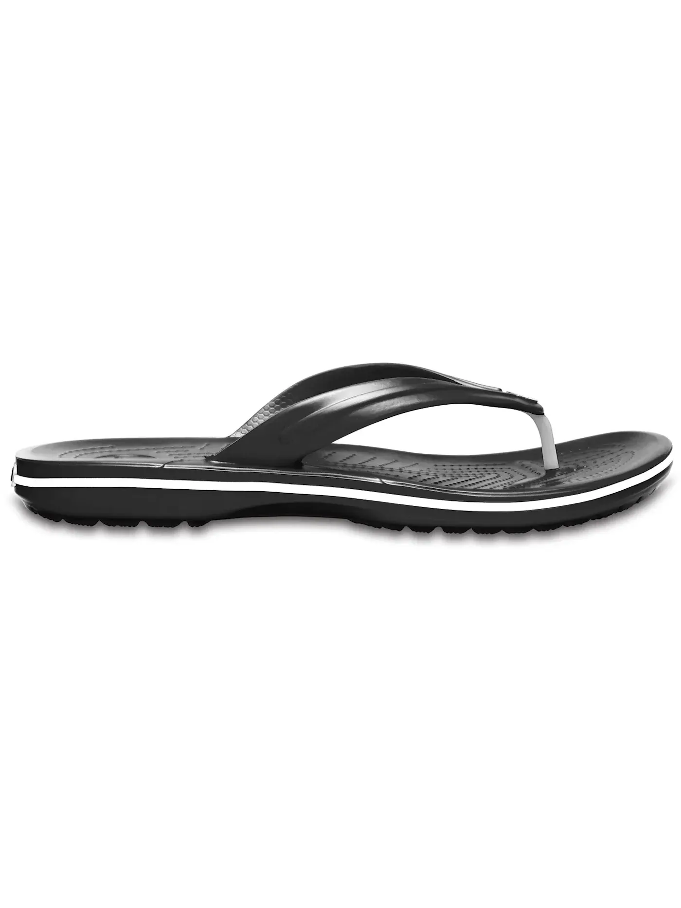 Мужские шлепанцы с ремешком Crocs Crocband Flip Flop Sandal — изображение 1 из 1, черный
