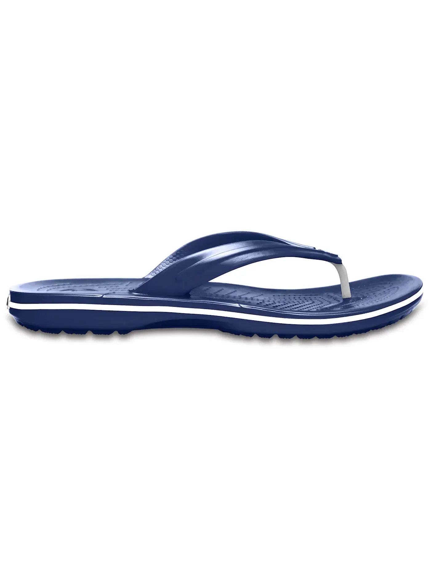 Мужские шлепанцы с ремешком Crocs Crocband Flip Flop Sandal — изображение 1 из 1, темно-синий