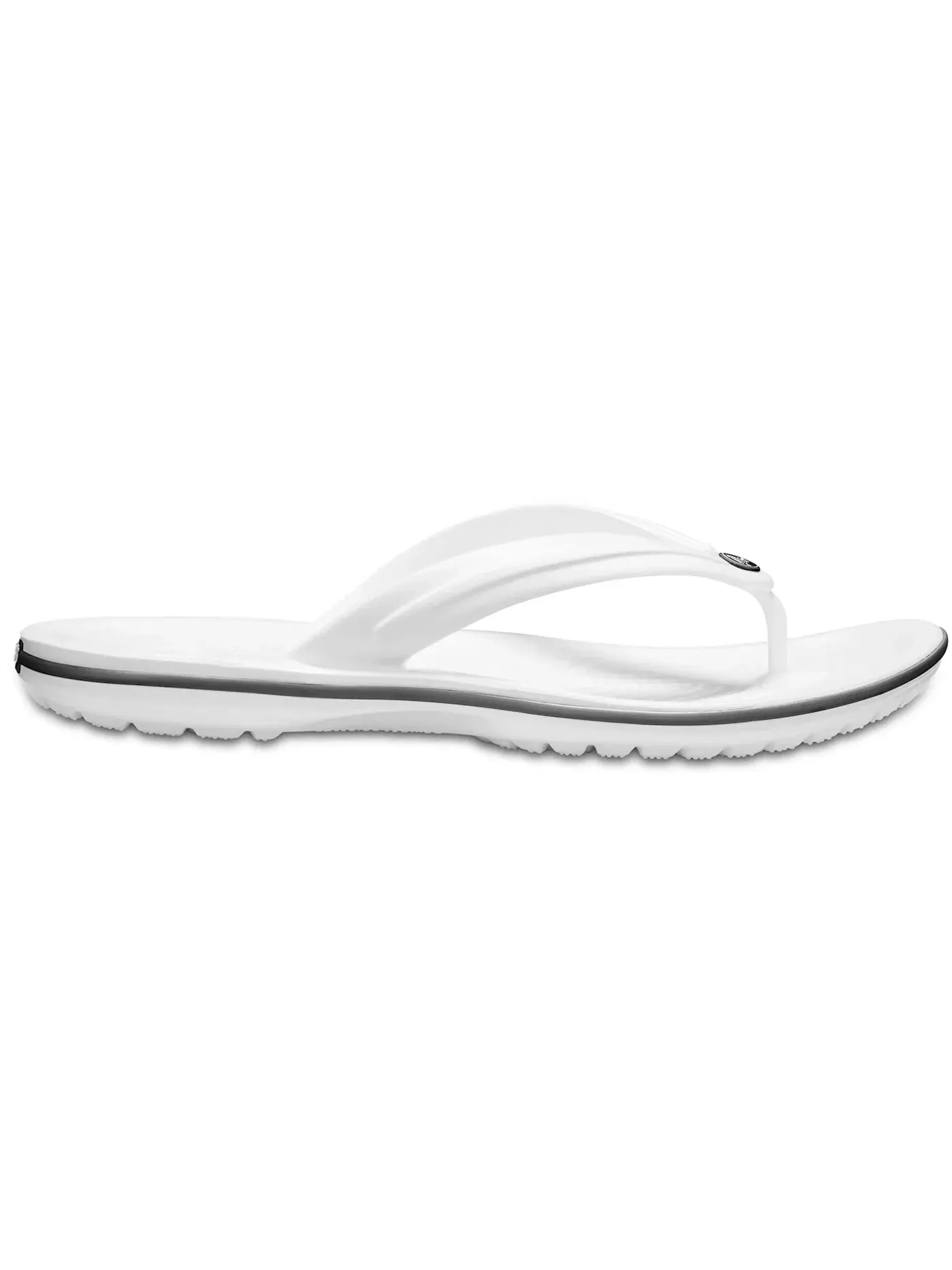 Мужские шлепанцы Crocs Crocband Flip Flop Sandal — изображение 1 из 1, белый