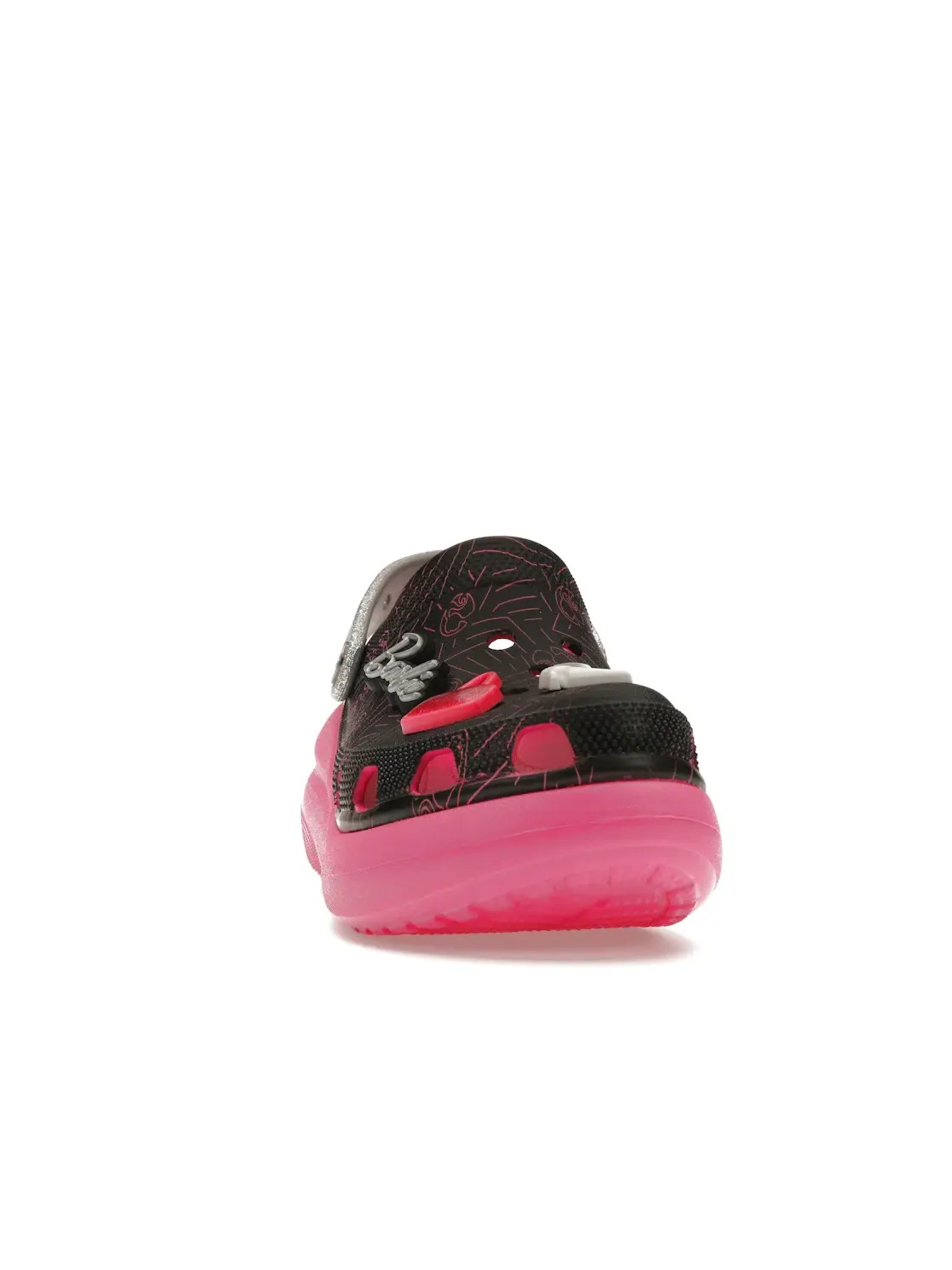 Женские сабо из пеноматериала Crocs Crush Clog — изображение 2 из 4, черный/розовый