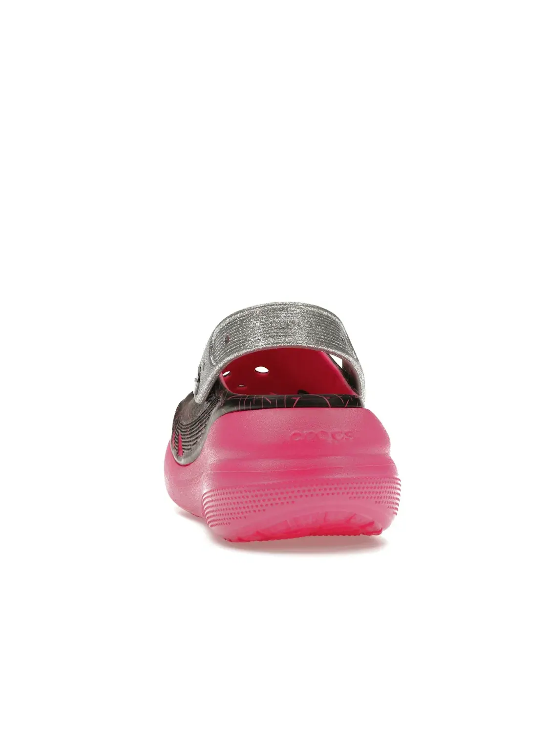 Женские сабо из пеноматериала Crocs Crush Clog — изображение 4 из 4, черный/розовый