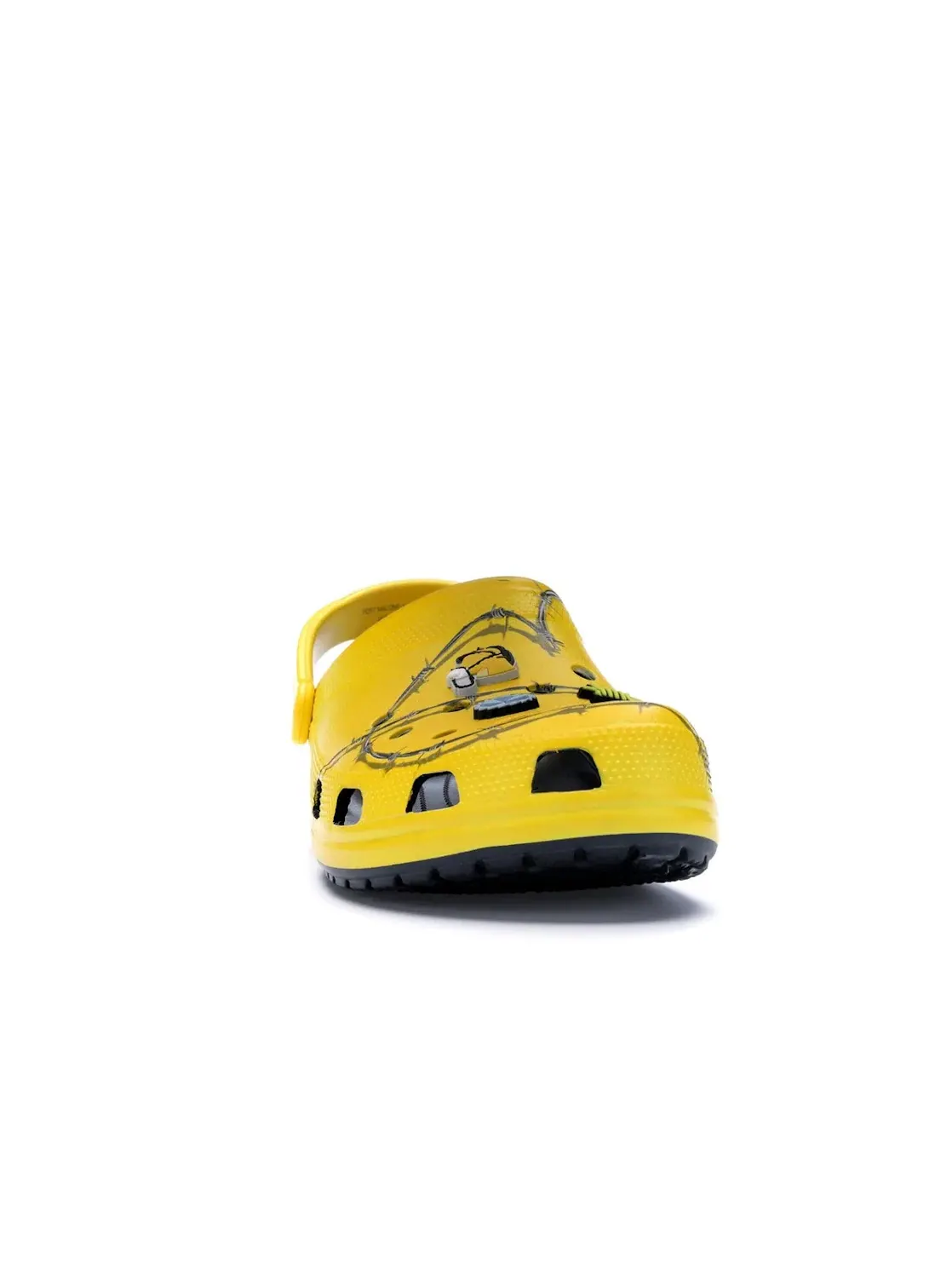 Мужские клоги Post Malone Barbed Wire Crocs — изображение 2 из 4, желтый