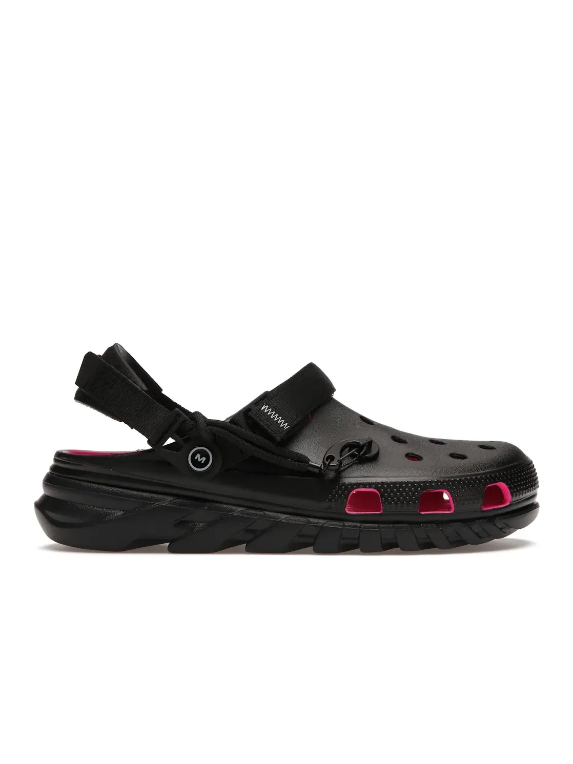Мужские сабо с регулируемыми ремешками Crocs Duet Max 2 Clog Crocs — изображение 1 из 4, черный